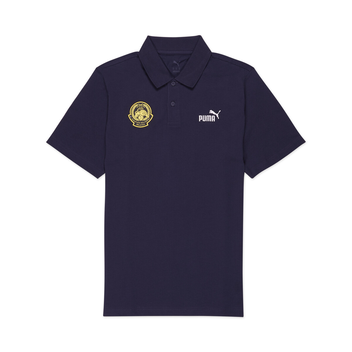 FAM Harimau Malaya Essentials No. 1 Logo Jersey Polo Men in New Navy by PUMA, XXL