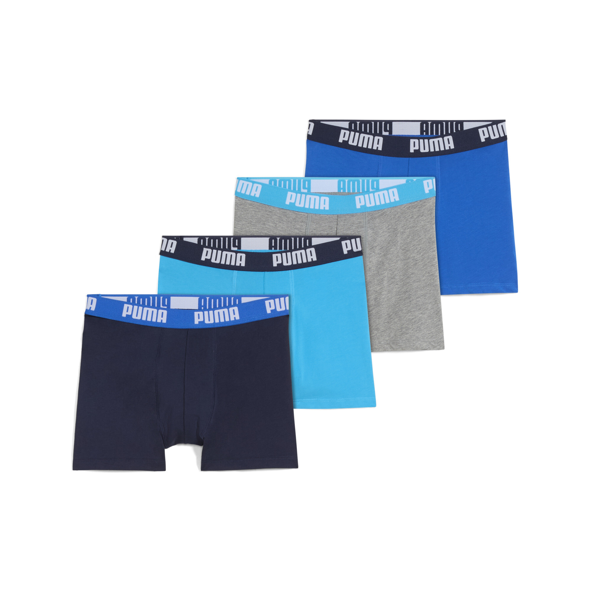 PUMA Everyday boxershorts voor Heren, Blauw/Grijs, Maat 8