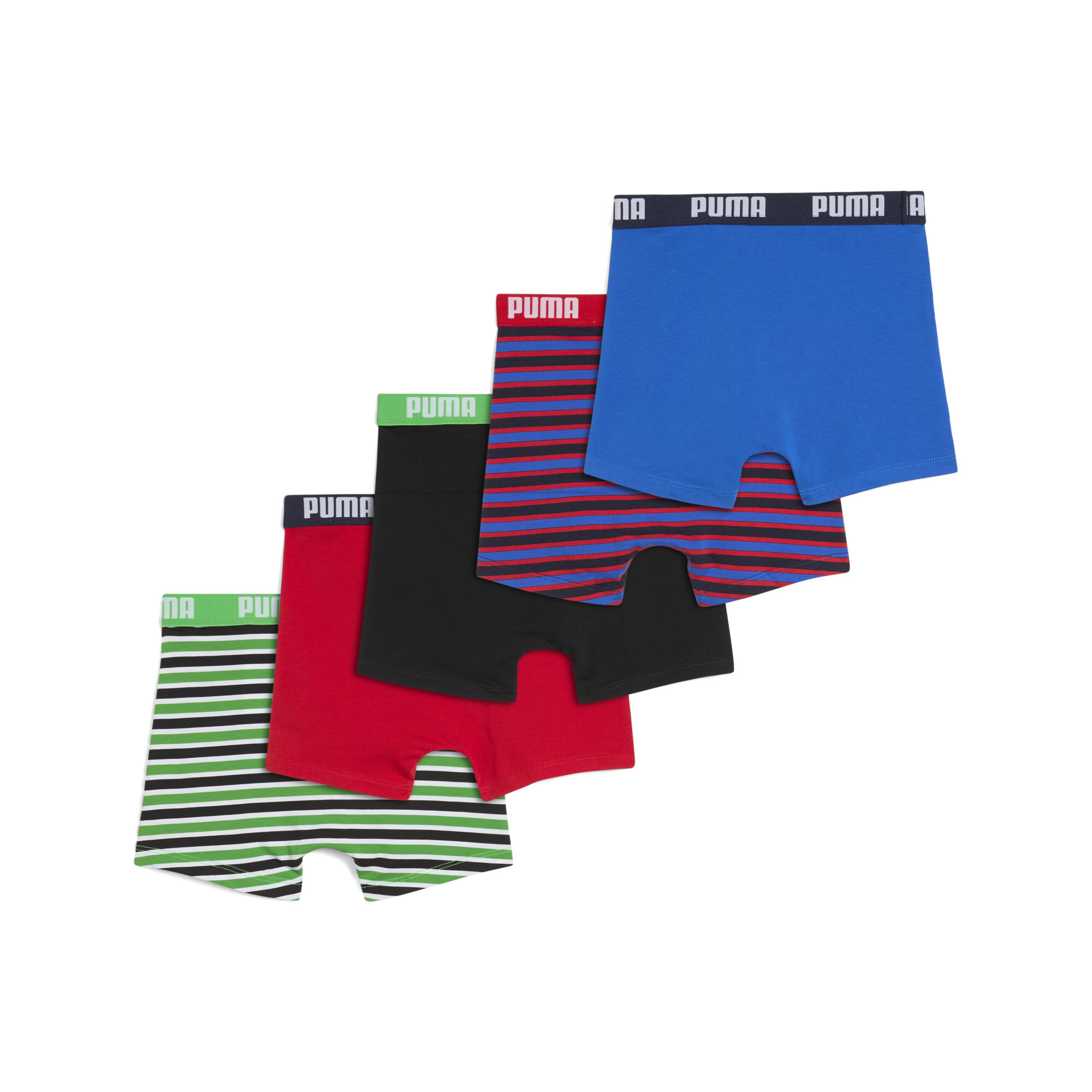 PUMA Everyday boxershorts voor Heren, Groen/Rood, Maat 12 thumbnail 2