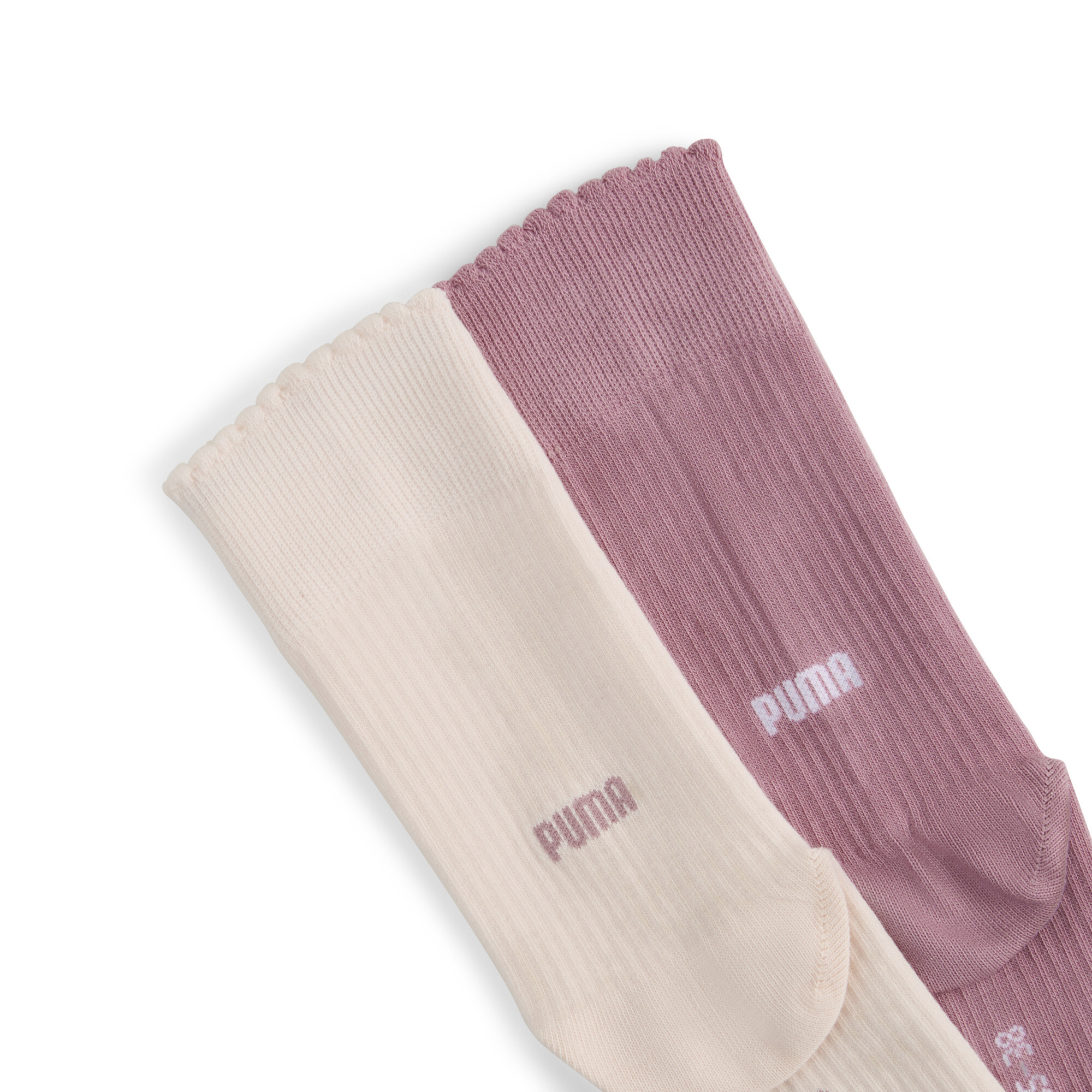 PUMA Klassieke damessokken (set van 2 paar), Roze, Maat 35/38 thumbnail 2