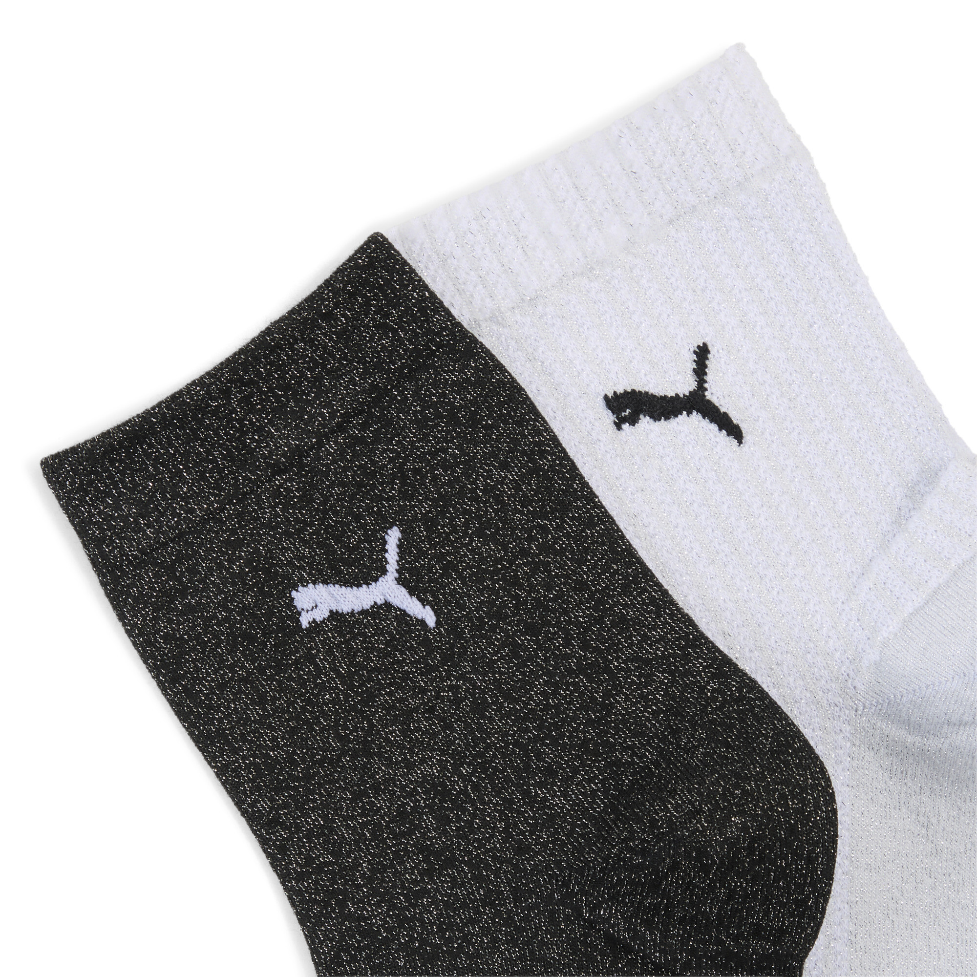 PUMA Korte sokken voor Dames, Zwart/Wit, Maat 39/42 thumbnail 2