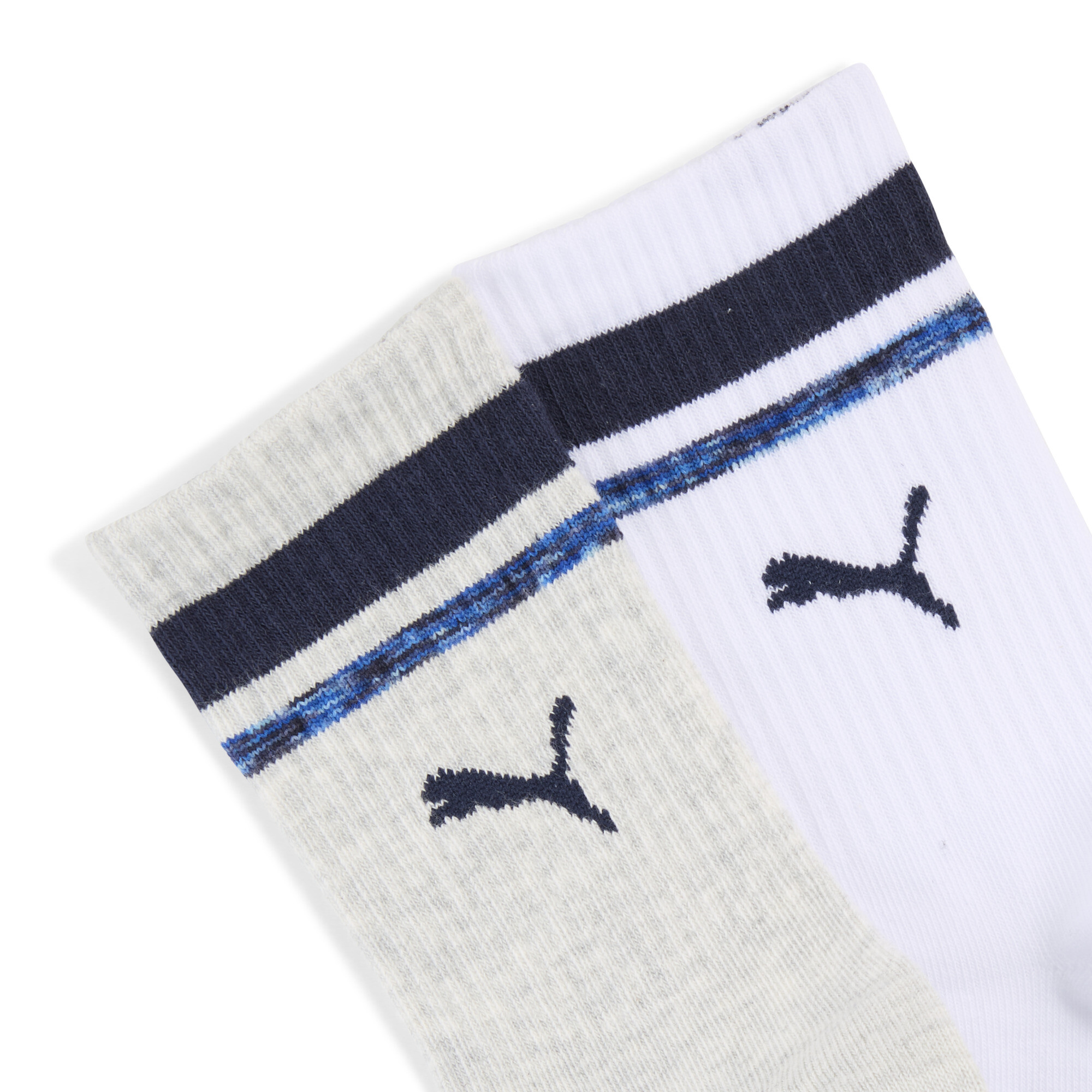 PUMA Crewsokken, Blauw/Wit, Maat 35-38 thumbnail 2