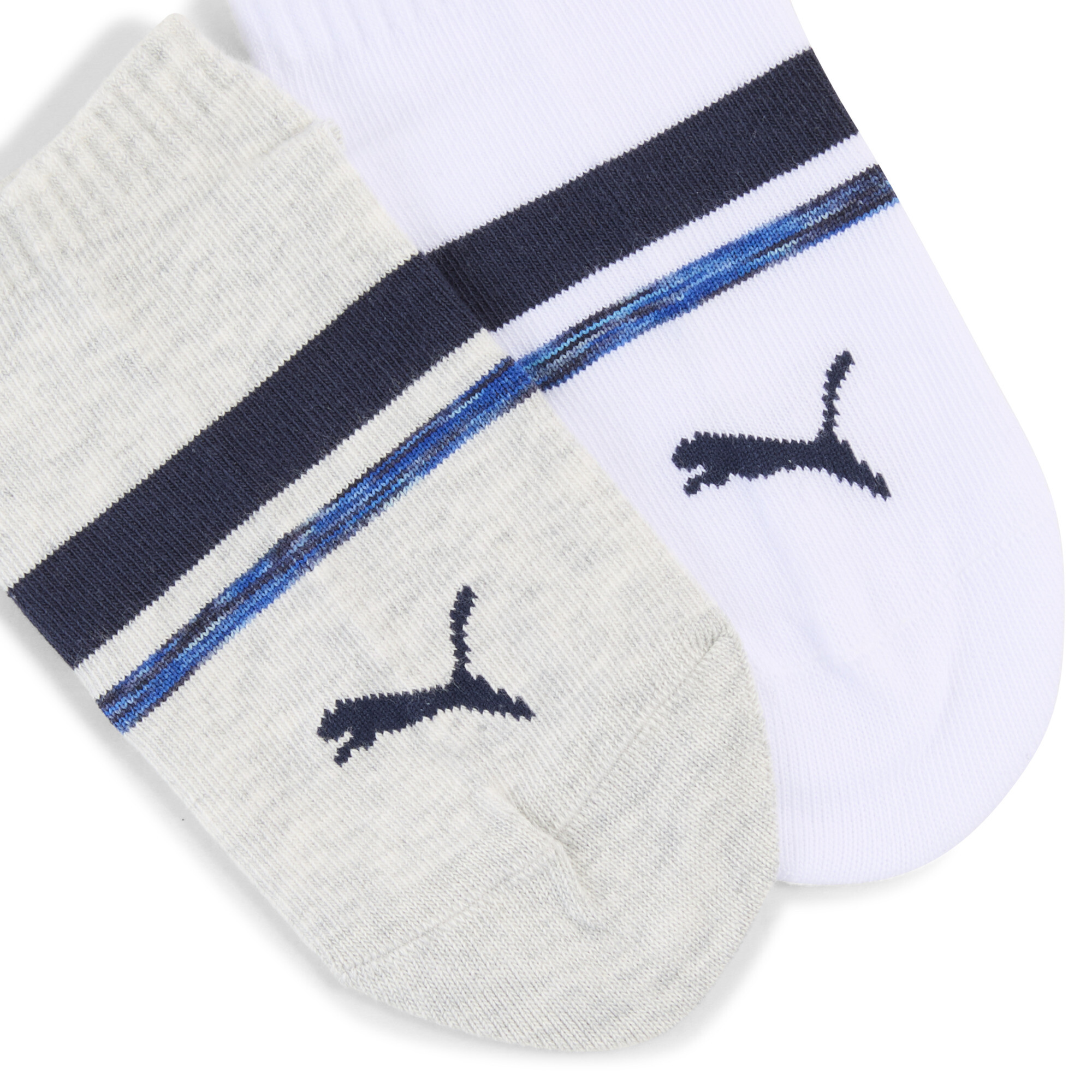 PUMA Sneakersokken, Blauw/Wit, Maat 27-30 thumbnail 2