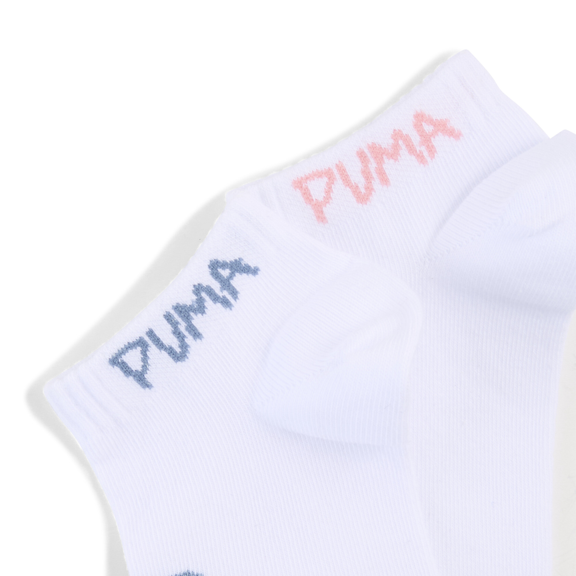 PUMA Sneakersokken, Roze/Wit, Maat 35-38 thumbnail 2