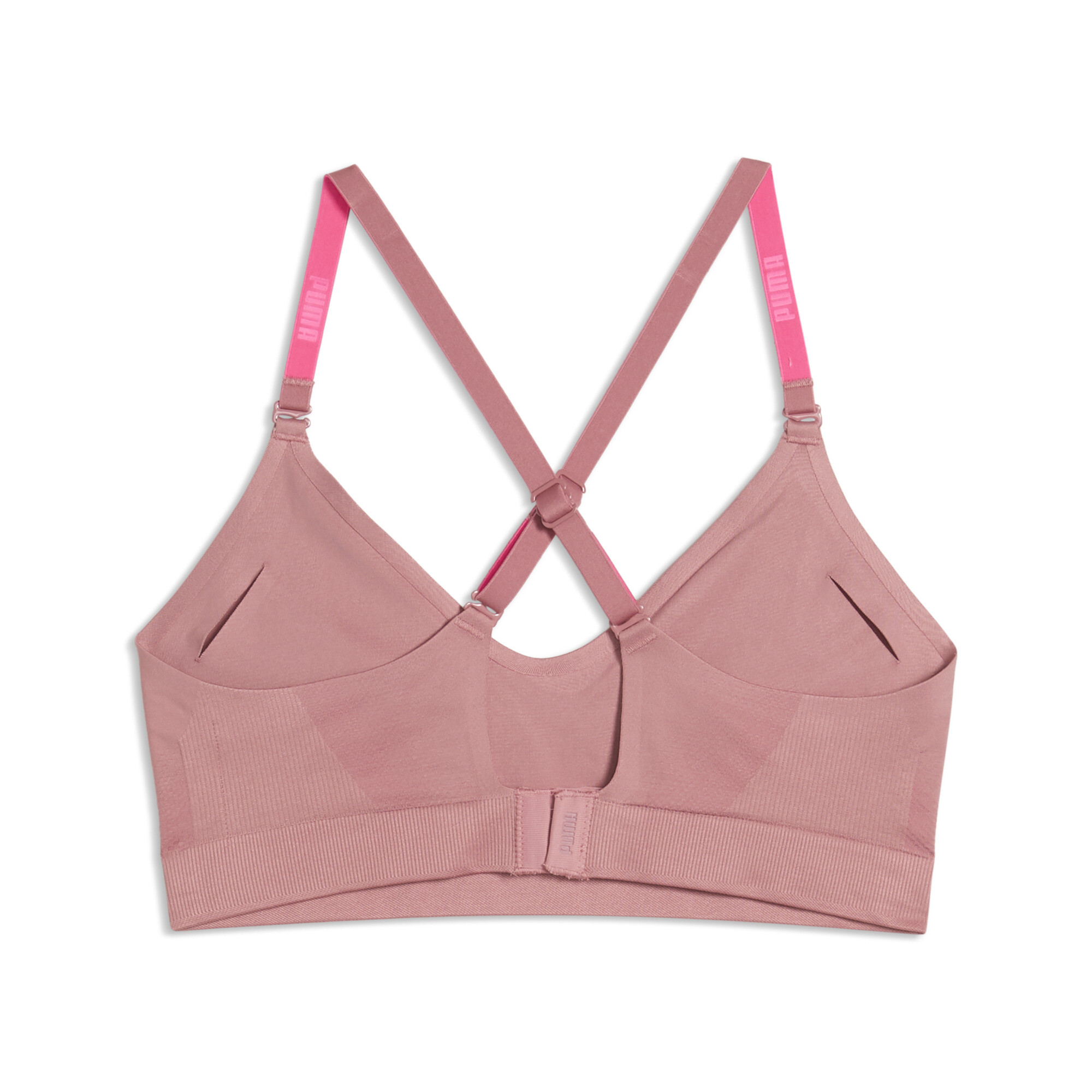 PUMA Sport bralette voor Dames, Roze, Maat XS thumbnail 2