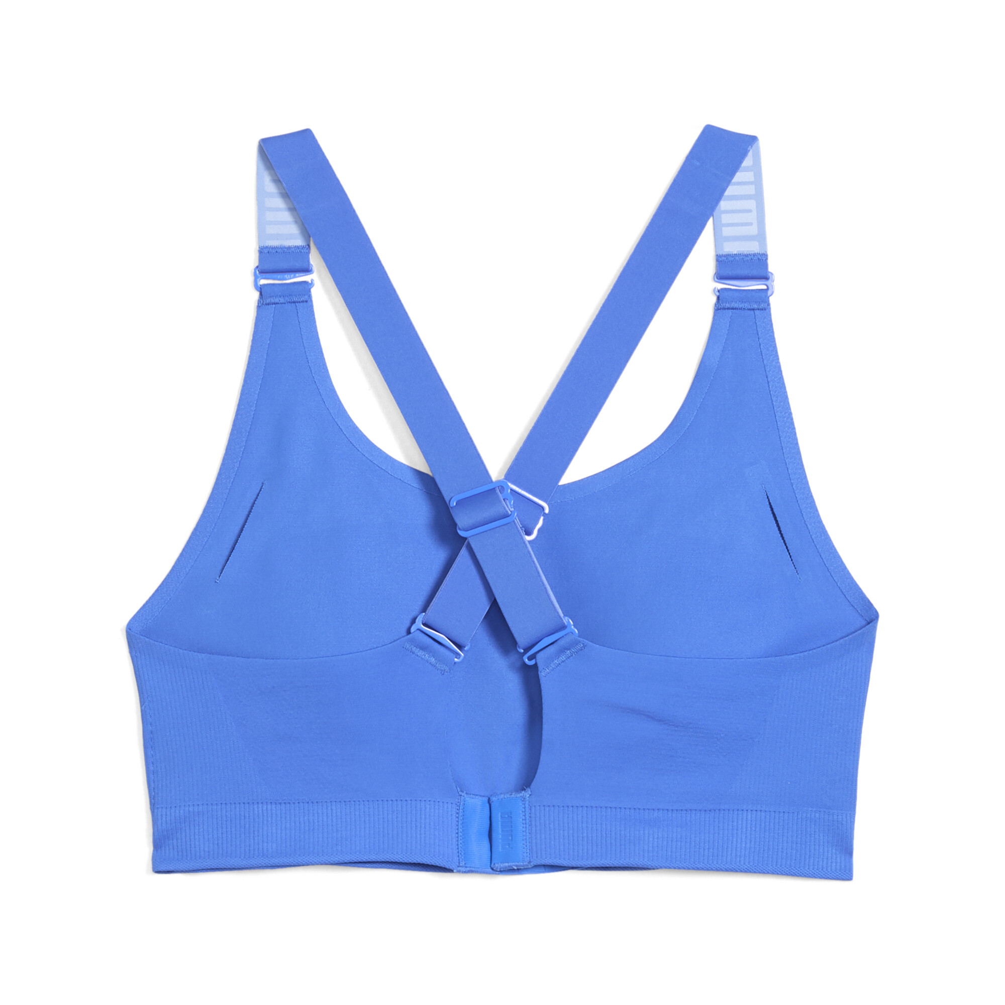 PUMA sportbeha voor Dames, Blauw, Maat XL thumbnail 2