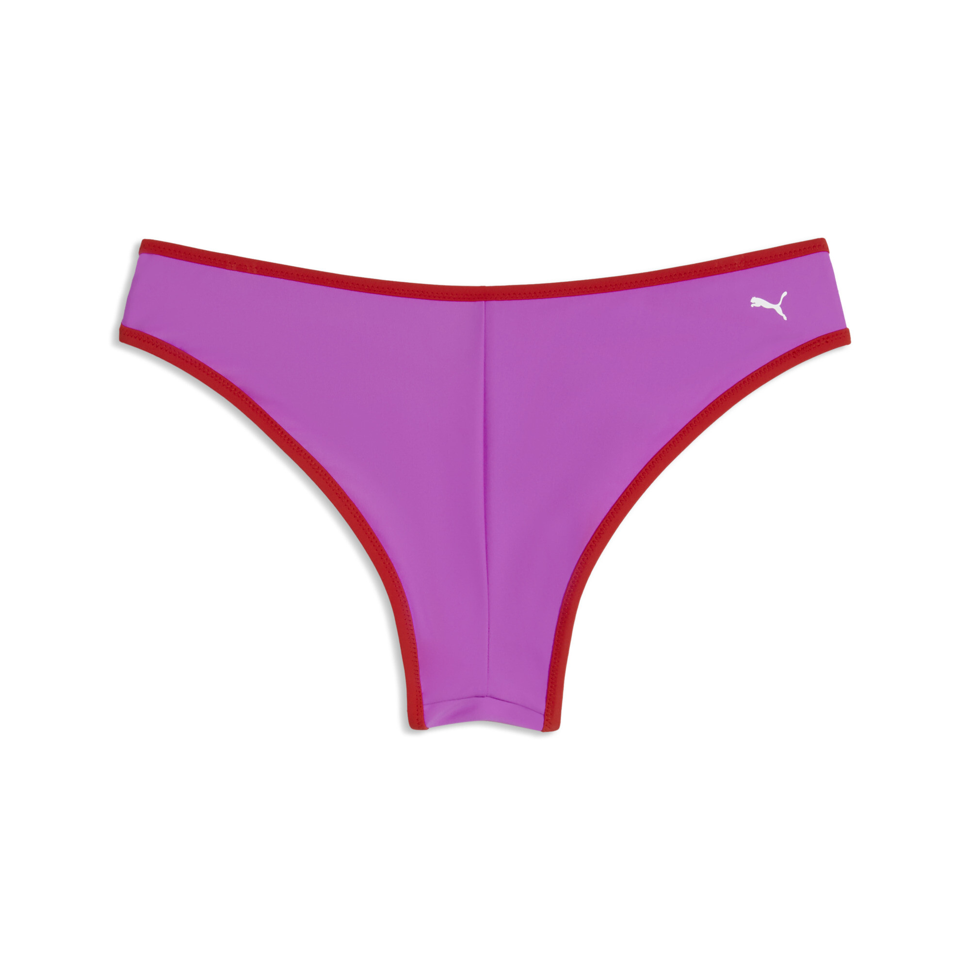PUMA zwemslip voor Dames, Roze/Rood, Maat XL thumbnail 2