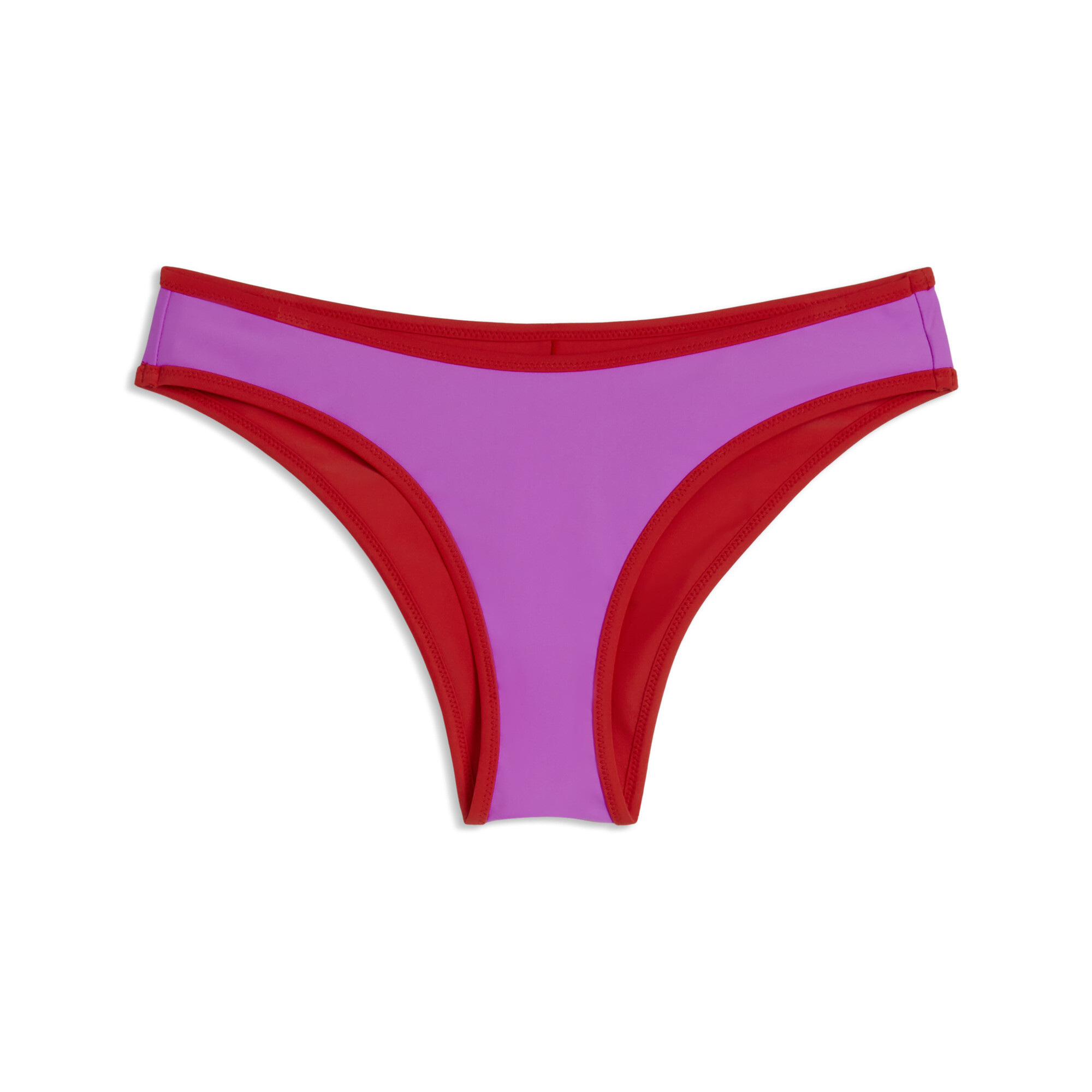 PUMA zwemslip voor Dames, Roze/Rood, Maat XL