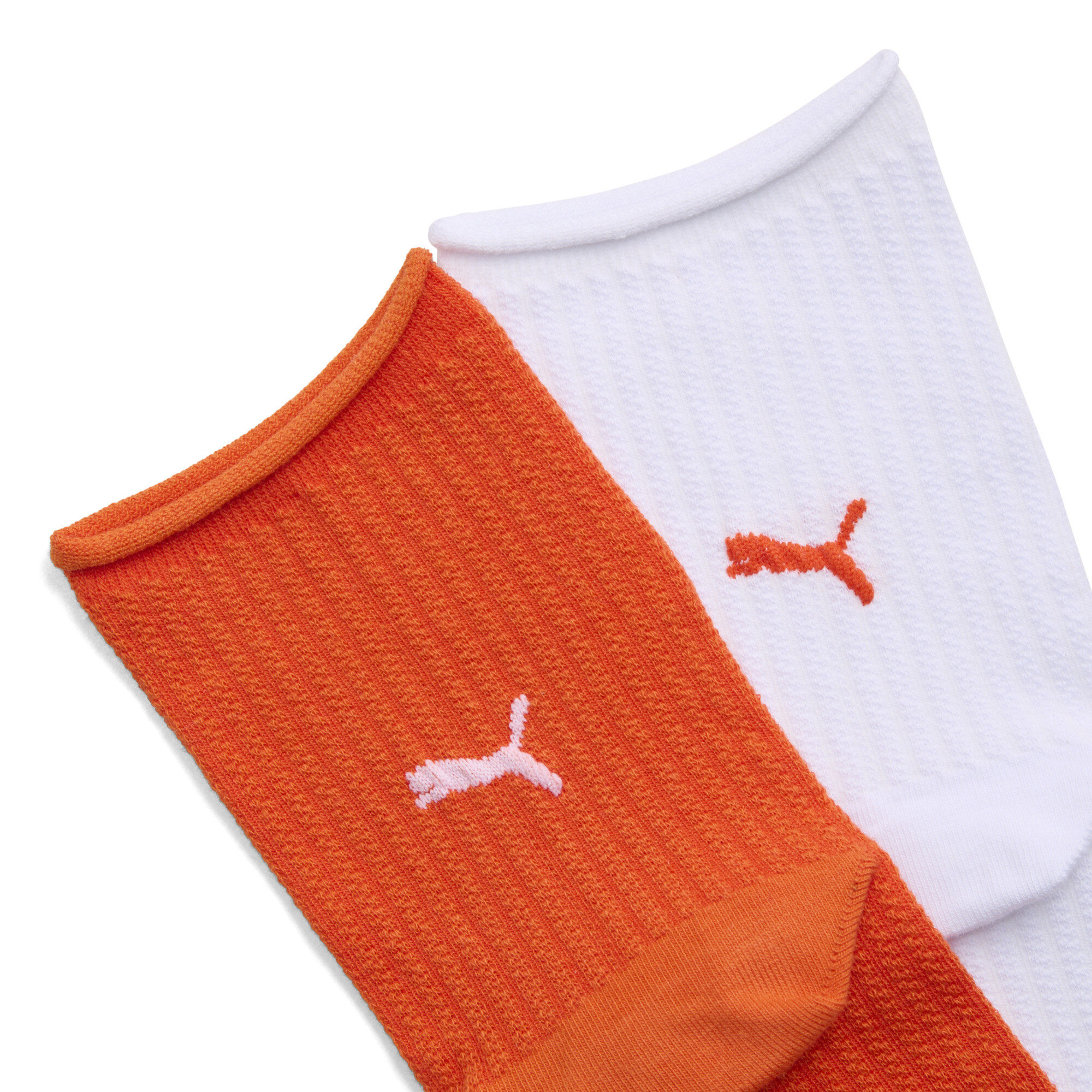 PUMA korte sokken voor Dames, Rood/Wit, Maat 35/38 thumbnail 2