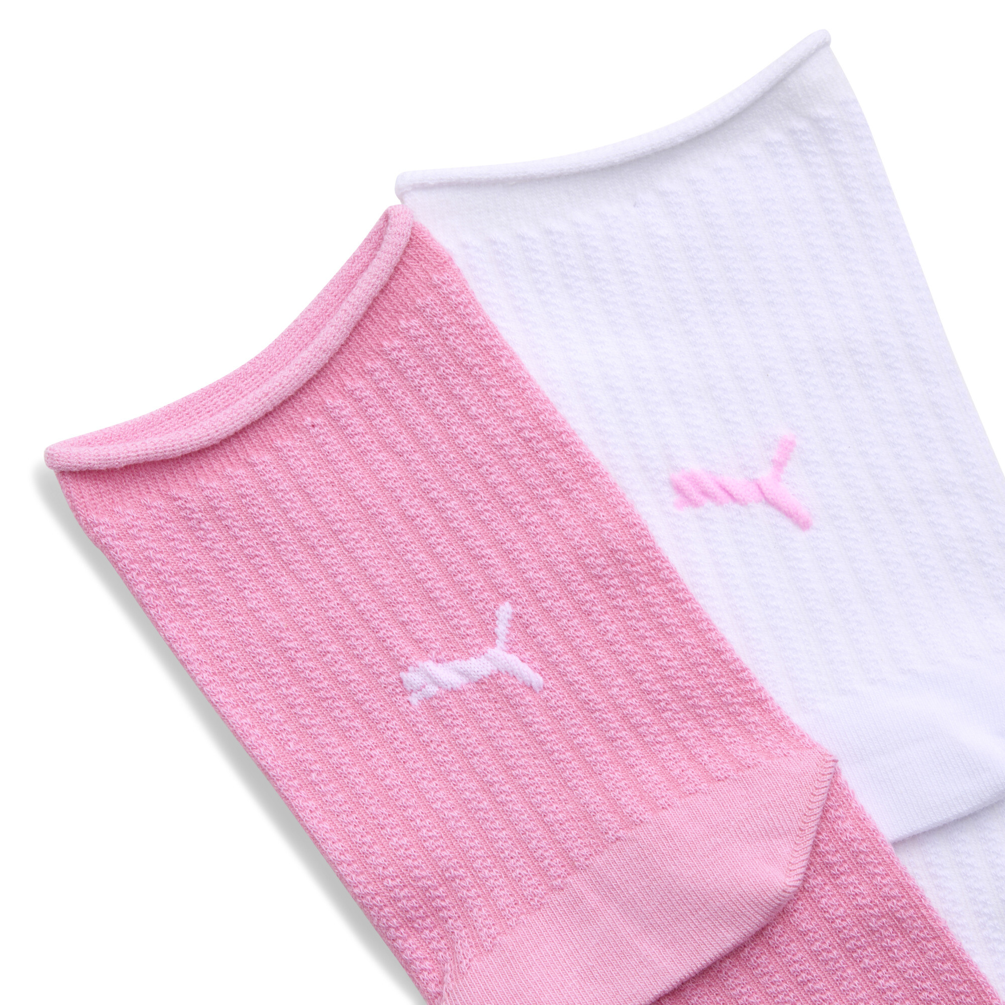 PUMA korte sokken voor Dames, Roze/Wit, Maat 35/38 thumbnail 2