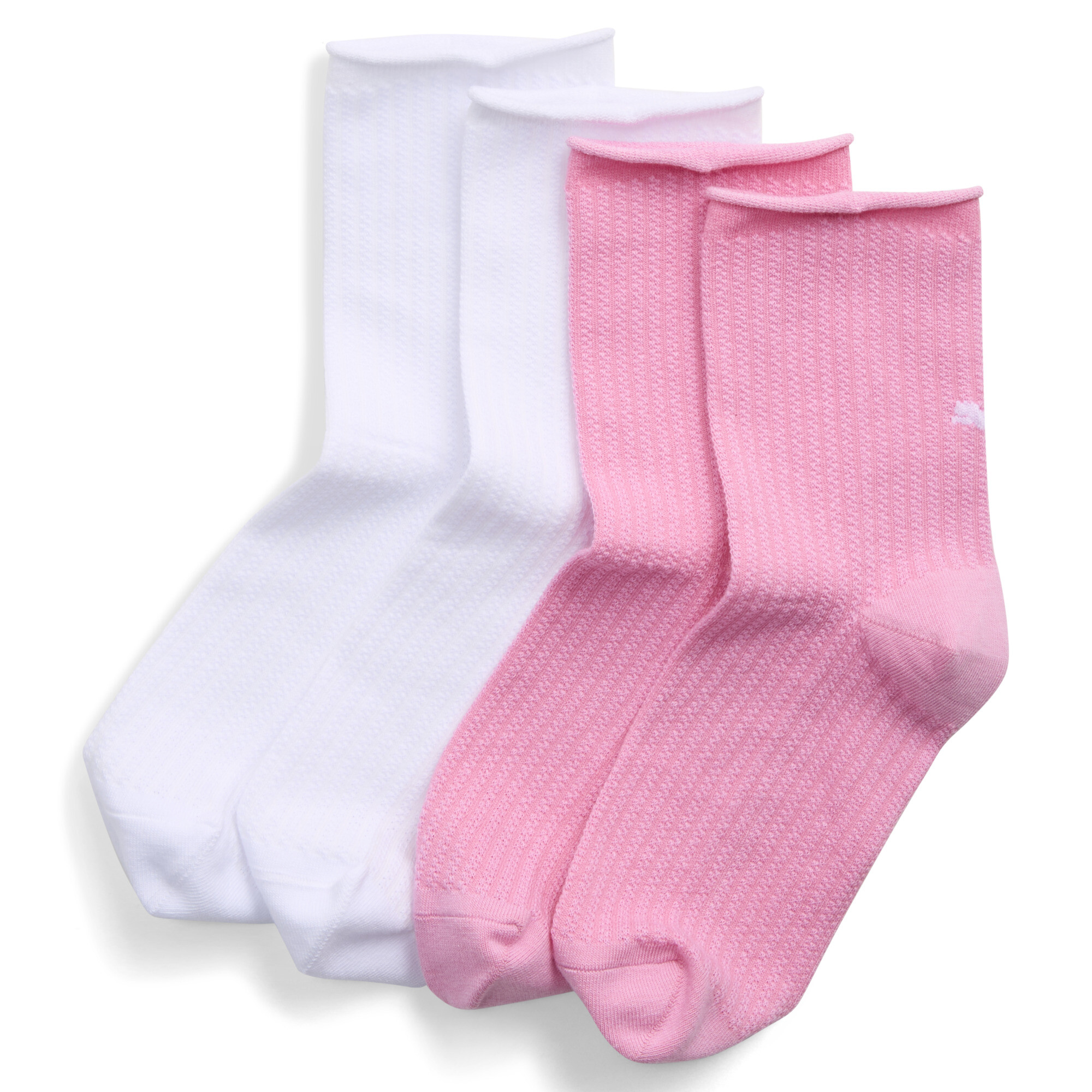 PUMA korte sokken voor Dames, Roze/Wit, Maat 35/38