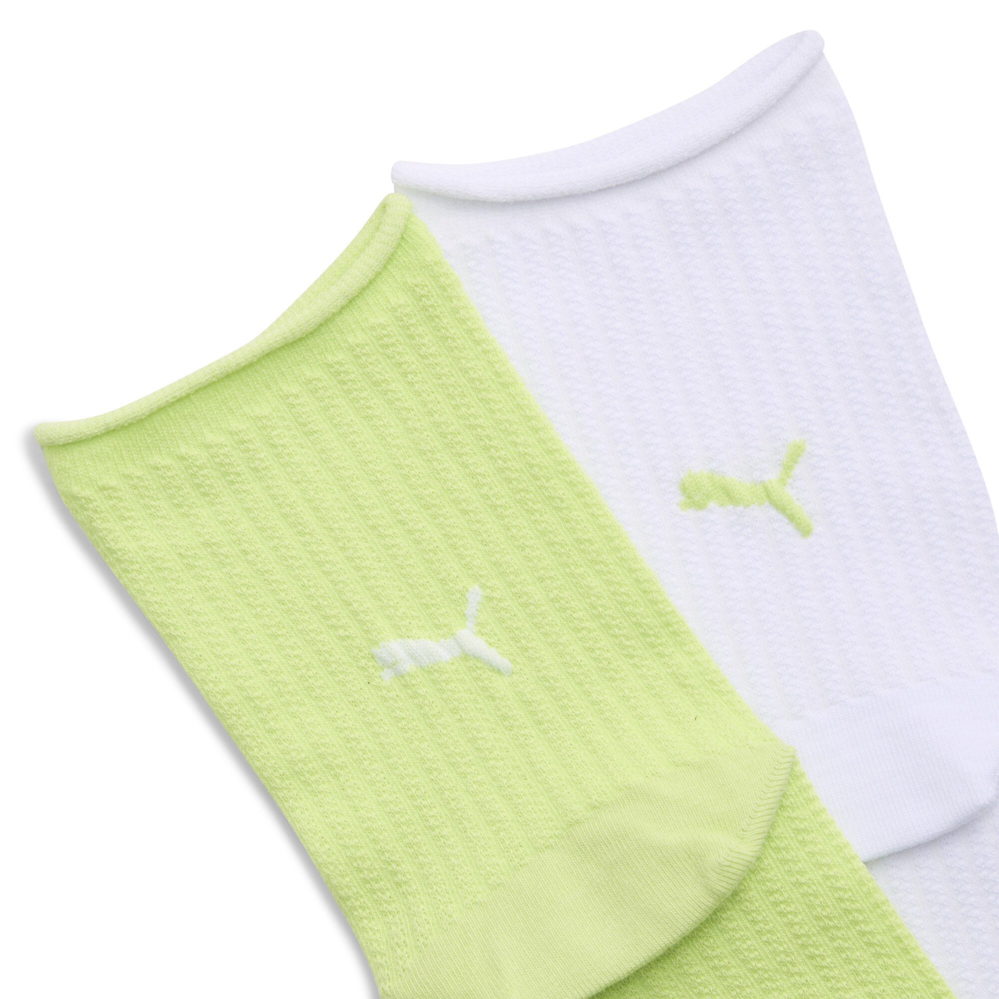 PUMA korte sokken voor Dames, Groen, Maat 39/42 thumbnail 2