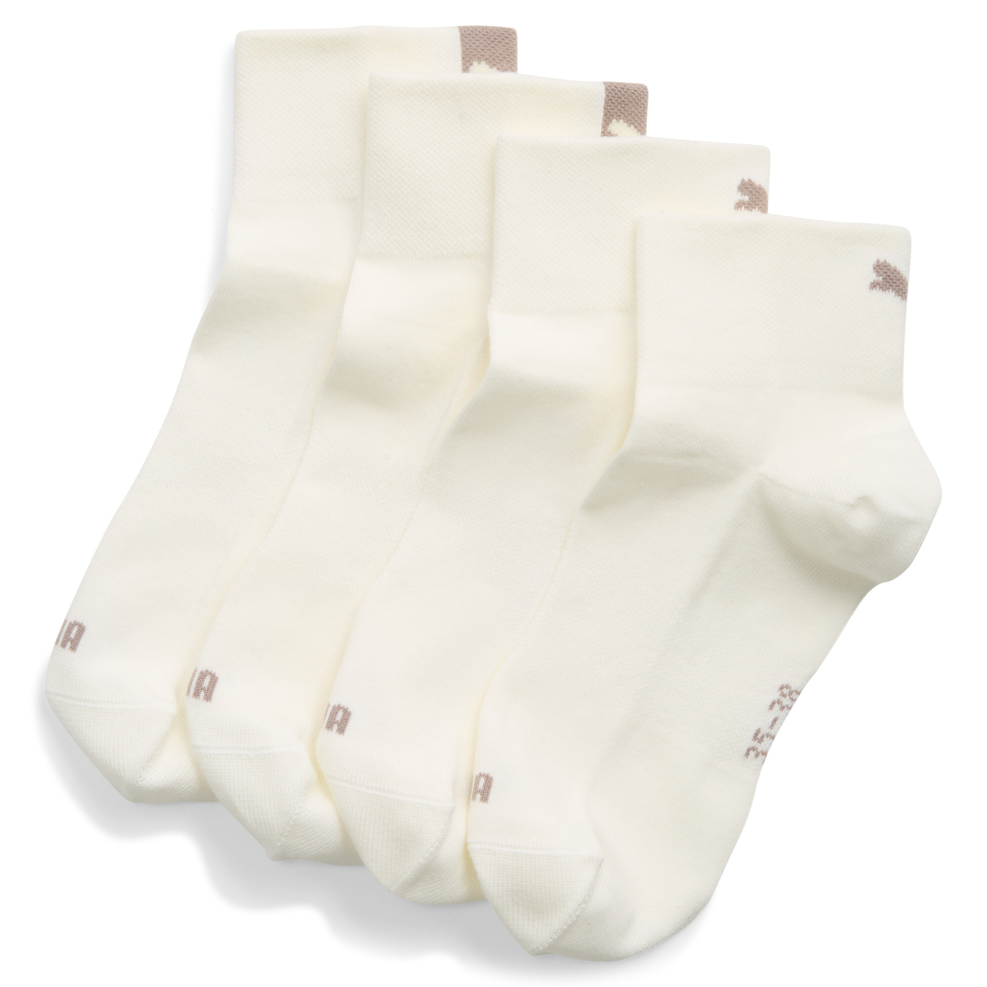 PUMA quartersokken voor Dames, Beige, Maat 35/38