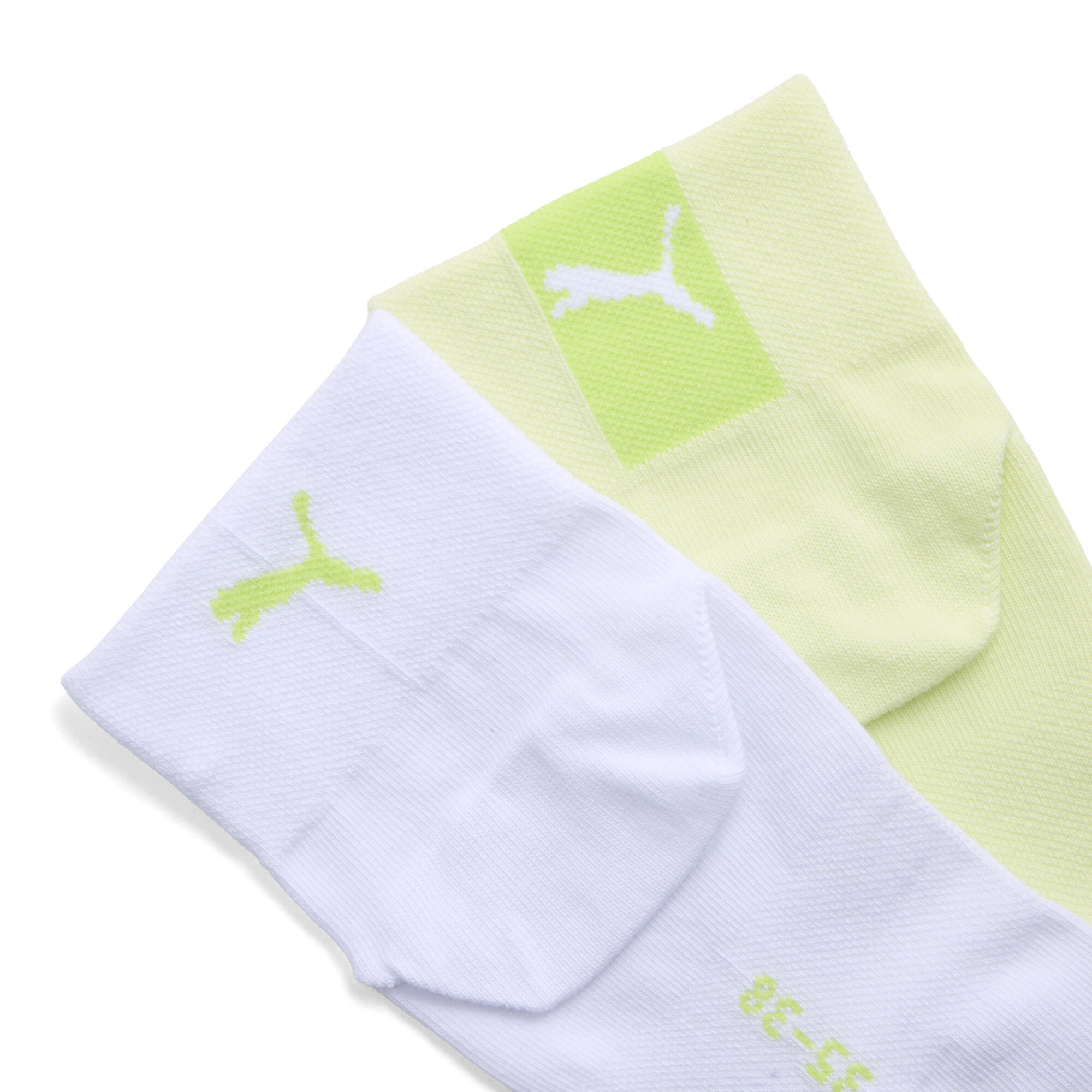 PUMA quartersokken voor Dames, Groen, Maat 35/38 thumbnail 2