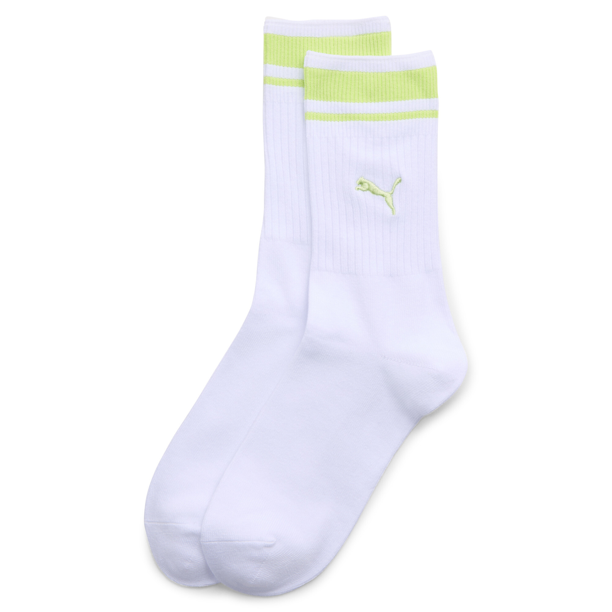 PUMA uniseks crewsokken, Groen, Maat 39-42