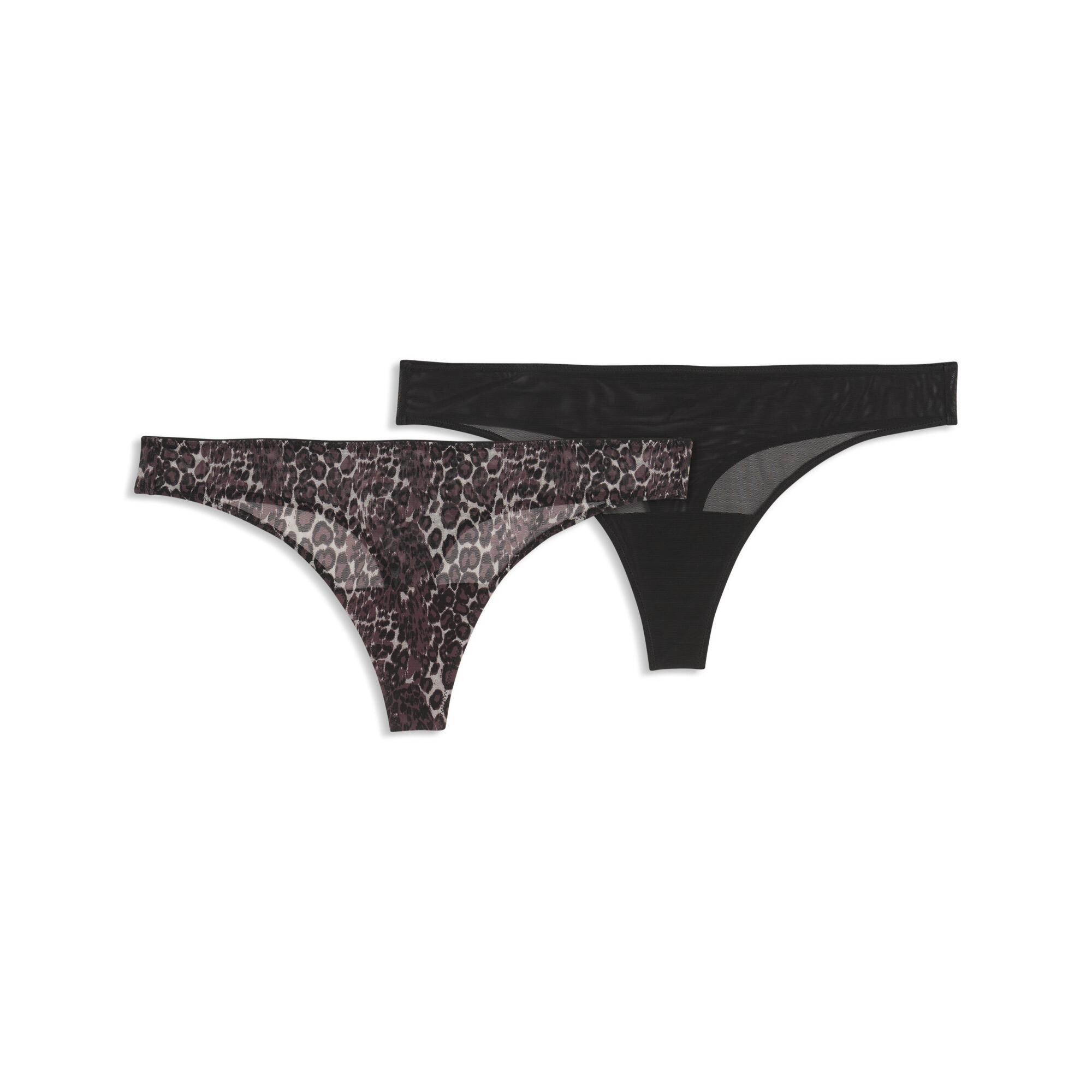 Tanga PUMA para mujer (paquete de 2), Accesoiros, Negro, XXL