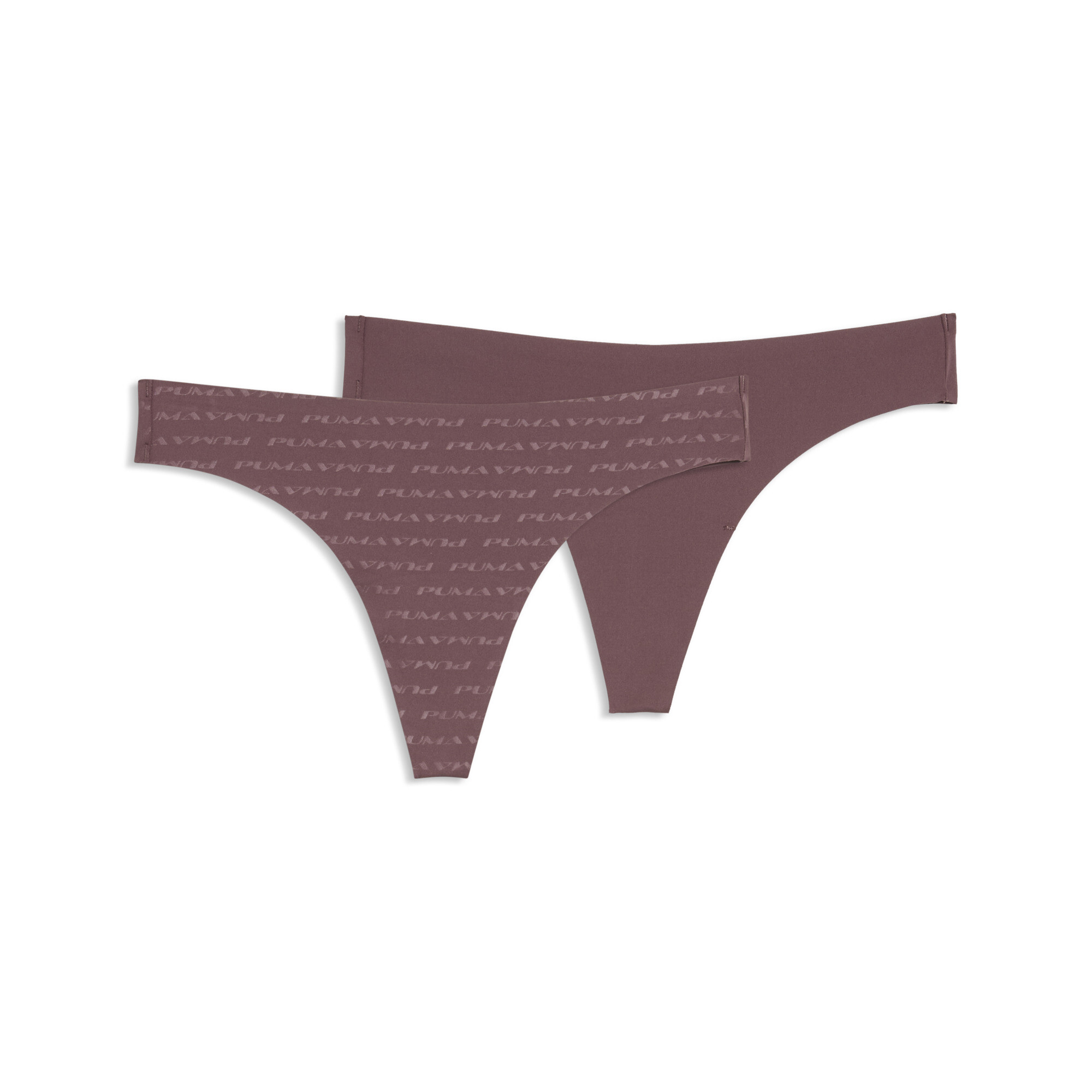 Tanga PUMA para mujer (paquete de 2), Accesoiros, Marrón, XXL