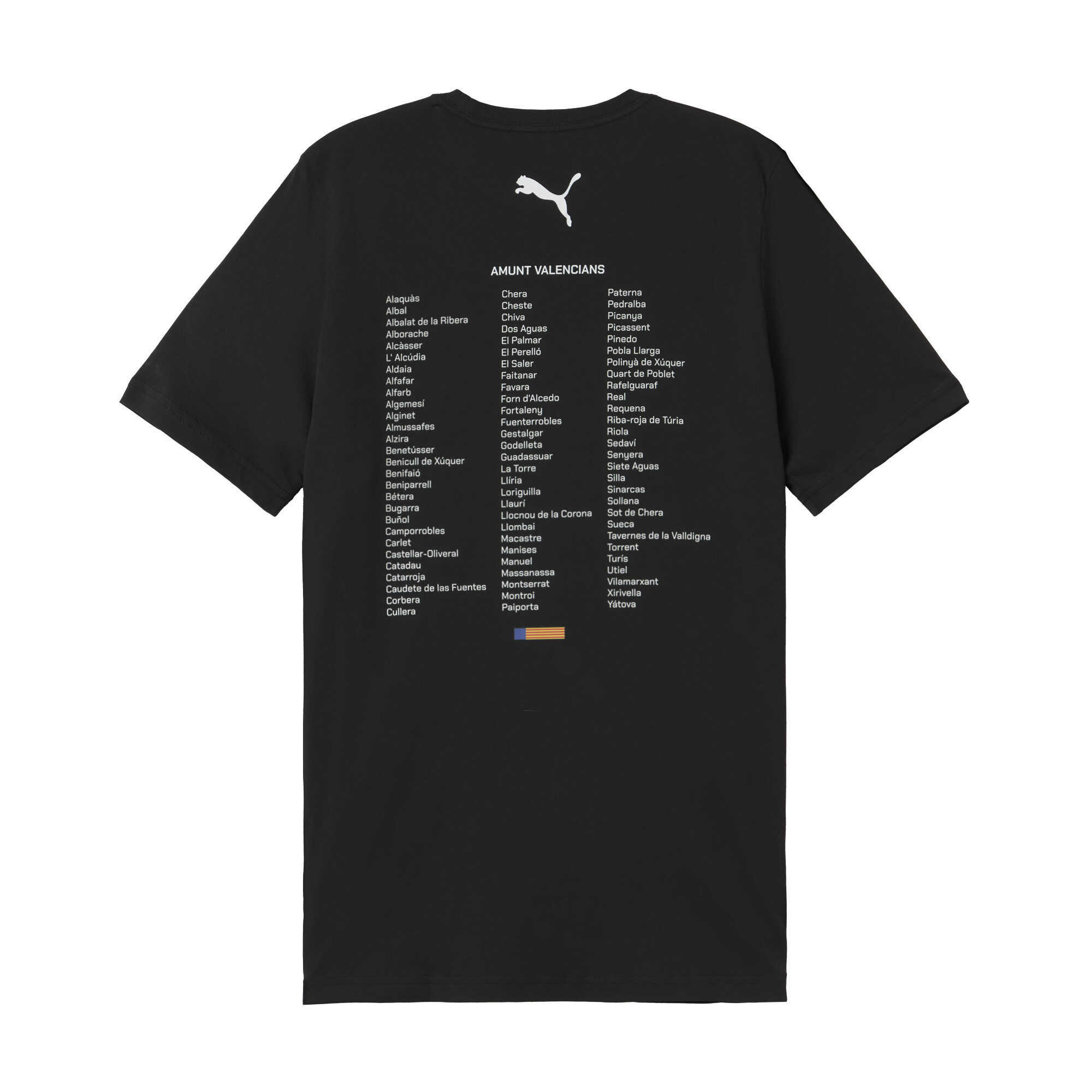 Puma X VALENCIA CF Charity Tee Youth, Black, Size 4-5Y, Kids