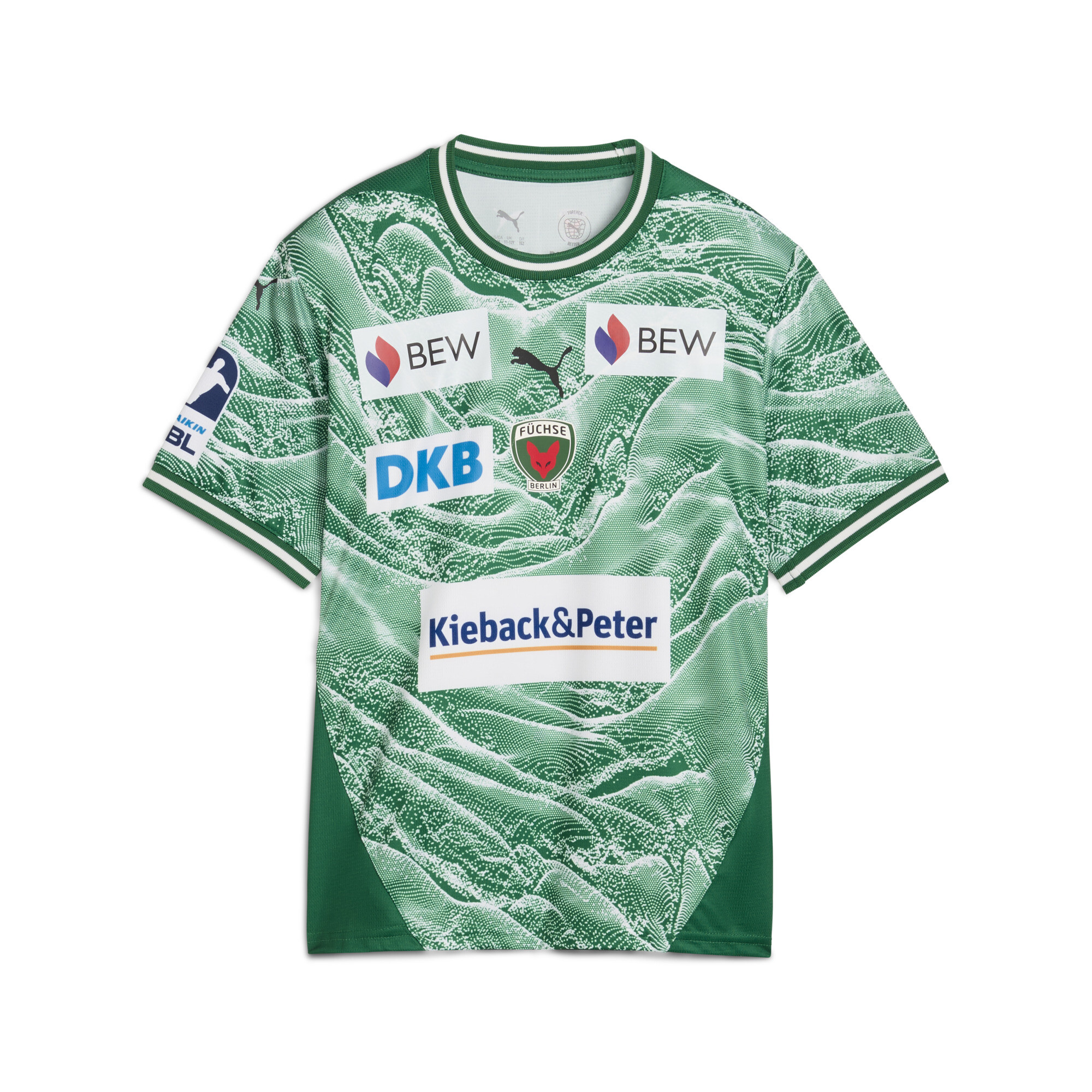 PUMA FÃ¼chse Berlin 25/26 thuisshirt, Groen/Wit, Maat 2-3Y thumbnail 3