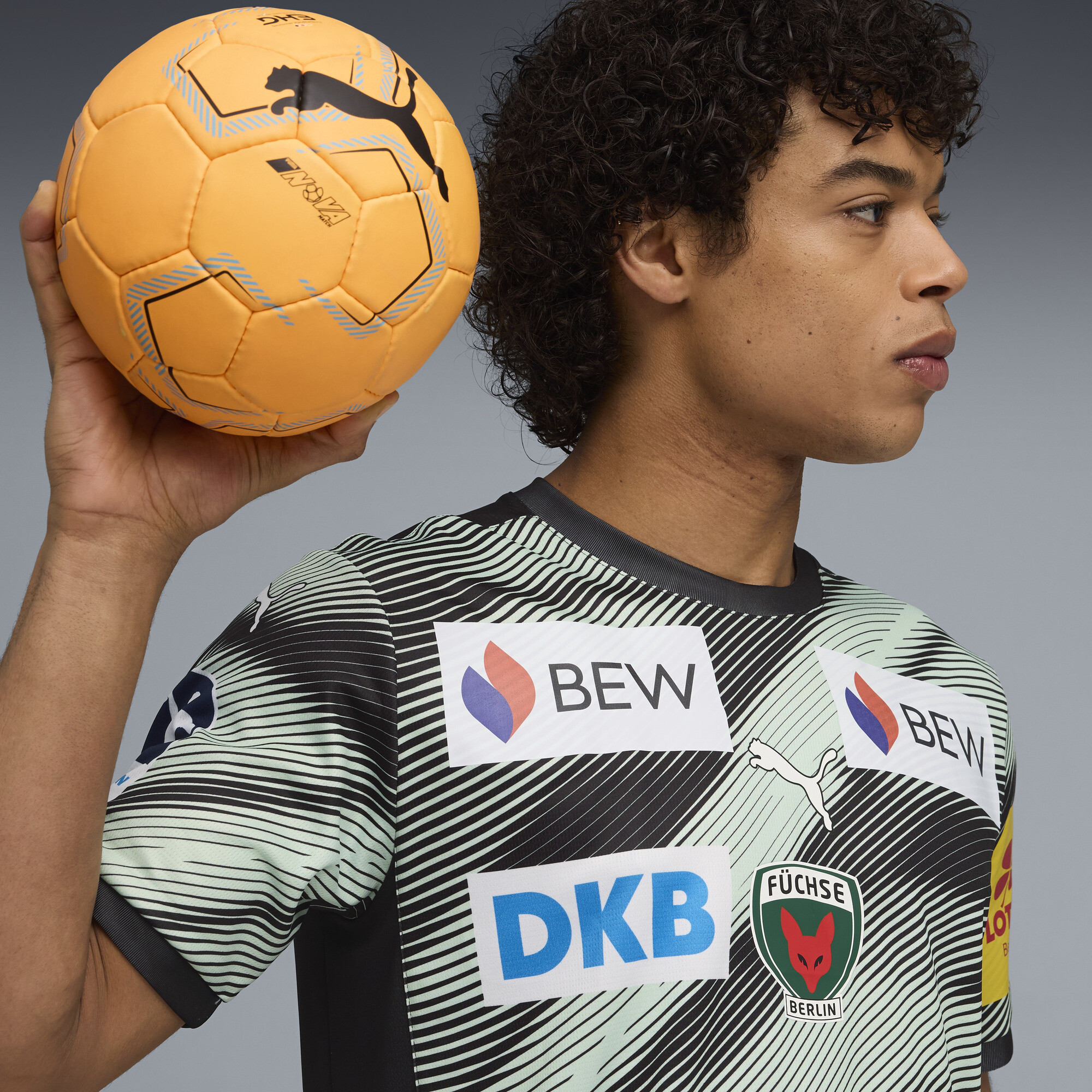 PUMA FÃ¼chse Berlin 25/26 uitshirt voor Heren, Zwart, Maat L thumbnail 2