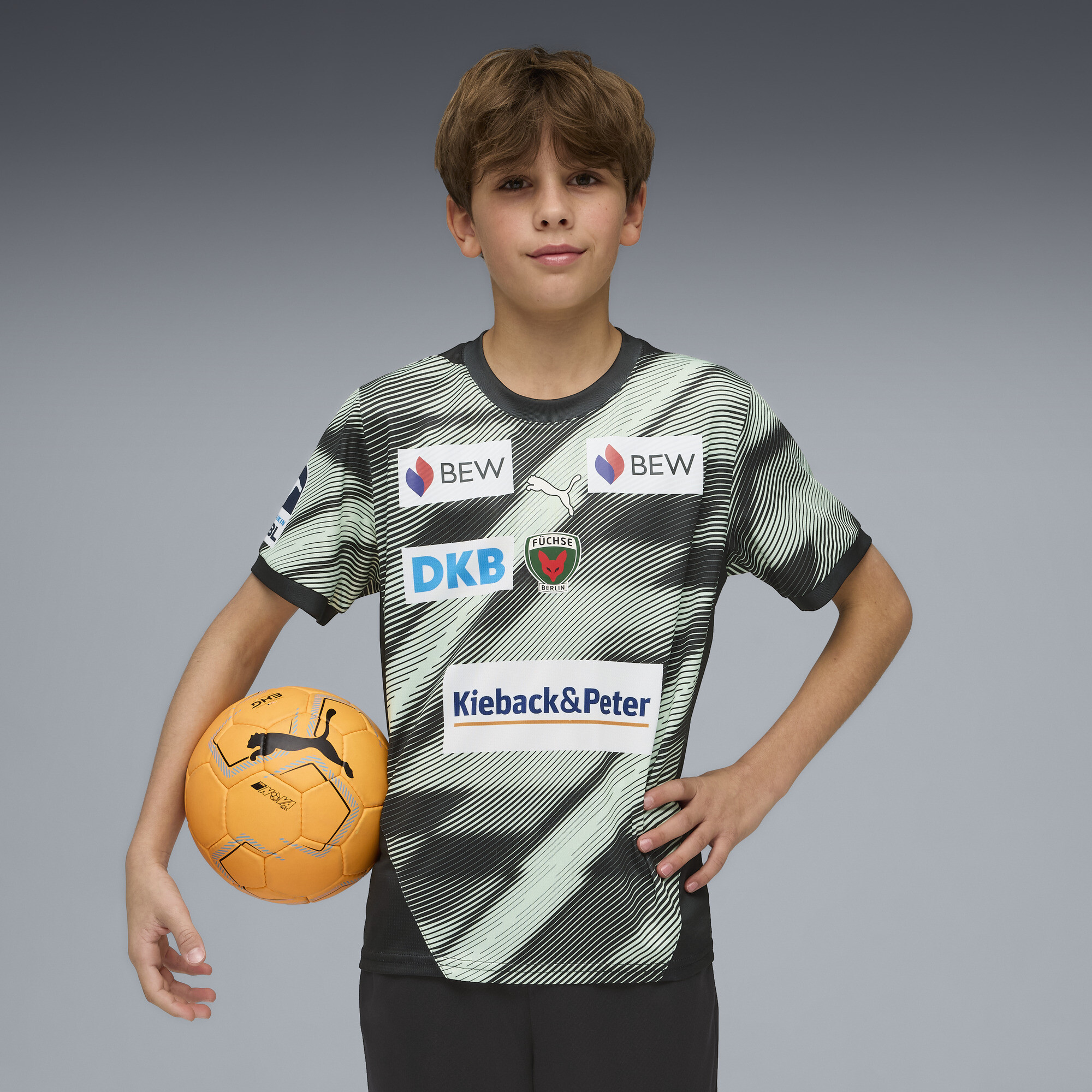 PUMA FÃ¼chse Berlin 25/26 uitshirt, Zwart, Maat 13-14Y