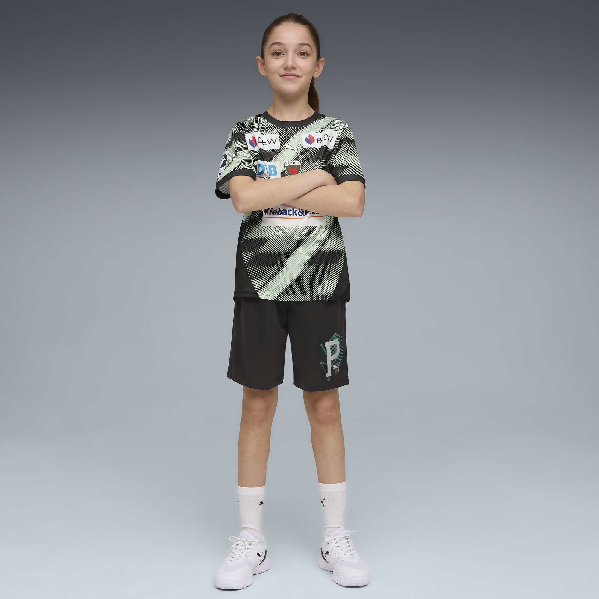 PUMA FÃ¼chse Berlin 25/26 uitshirt, Zwart, Maat 13-14Y thumbnail 5