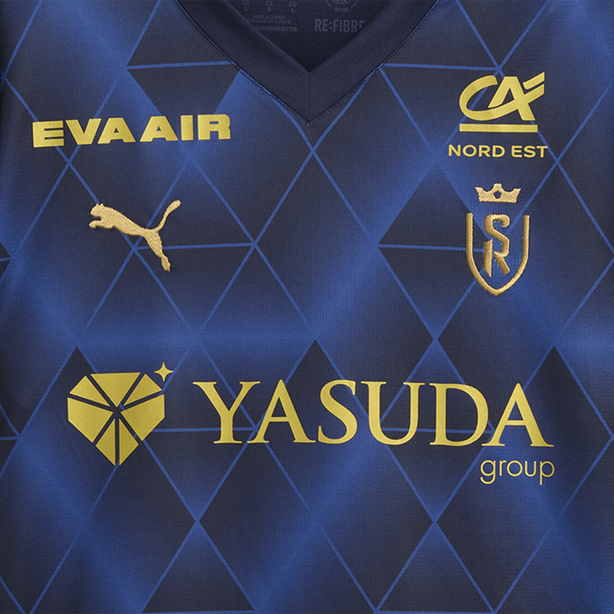 Stade Reims 24/25 uitshirt voor Heren, Blauw, Maat L | PUMA