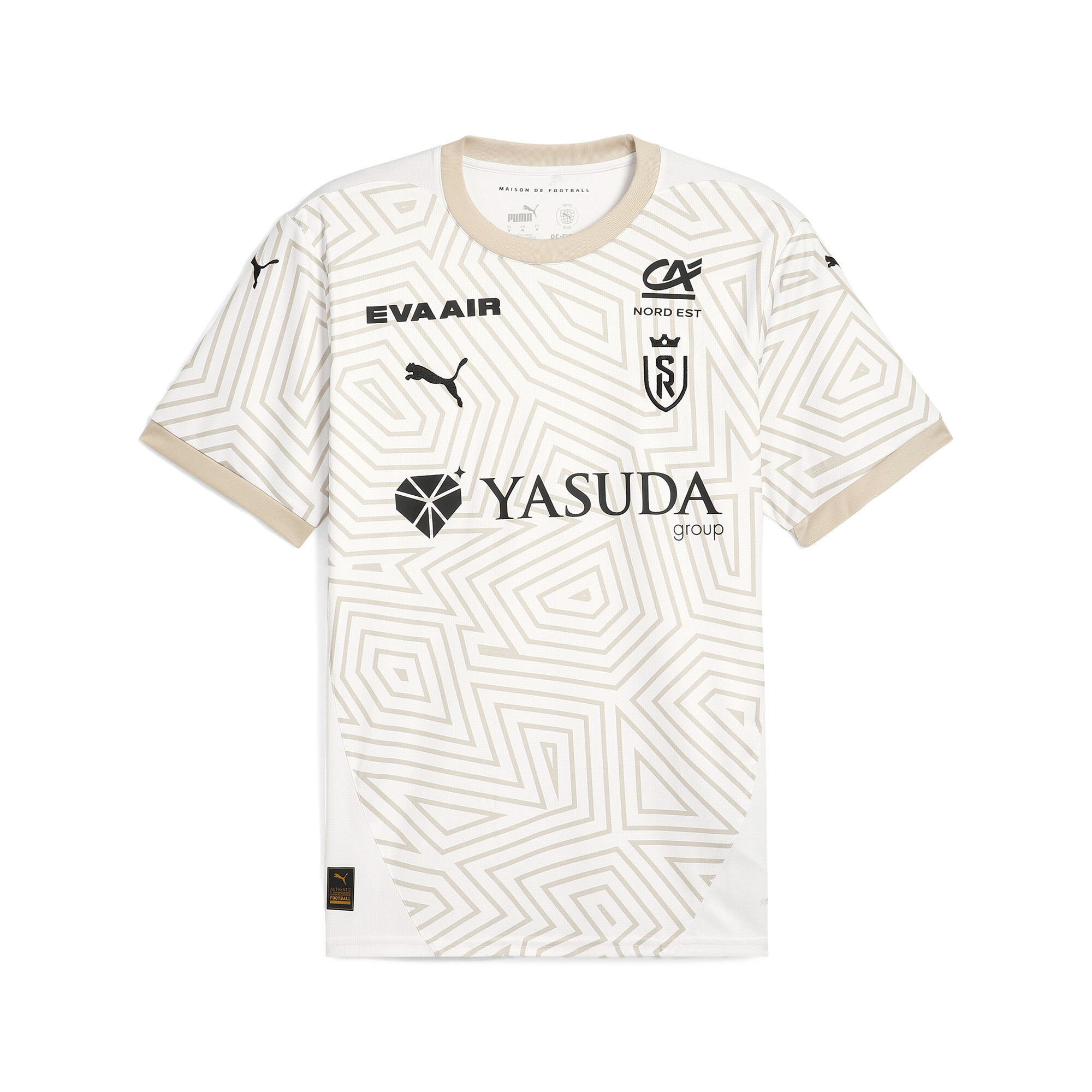 Puma Stade Reims 24/25 Ausweichtrikot Herren | White/Granola | Größe: S