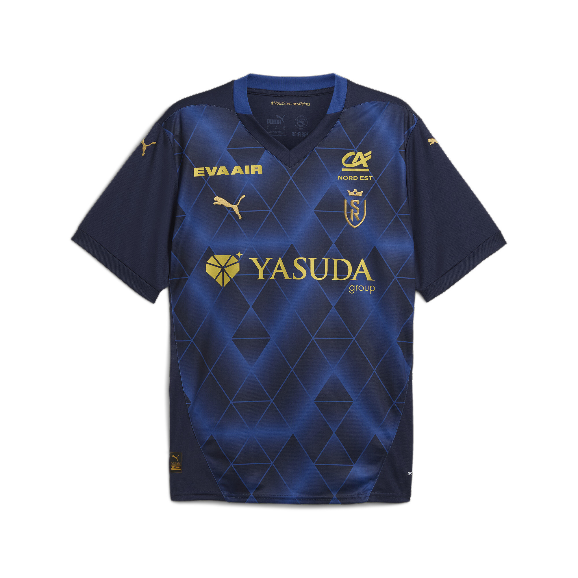 Puma Stade Reims 24/25 Auswärtstrikot Teenager Für Für Kinder | Navy/Clyde Royal | Größe: 15-16Y