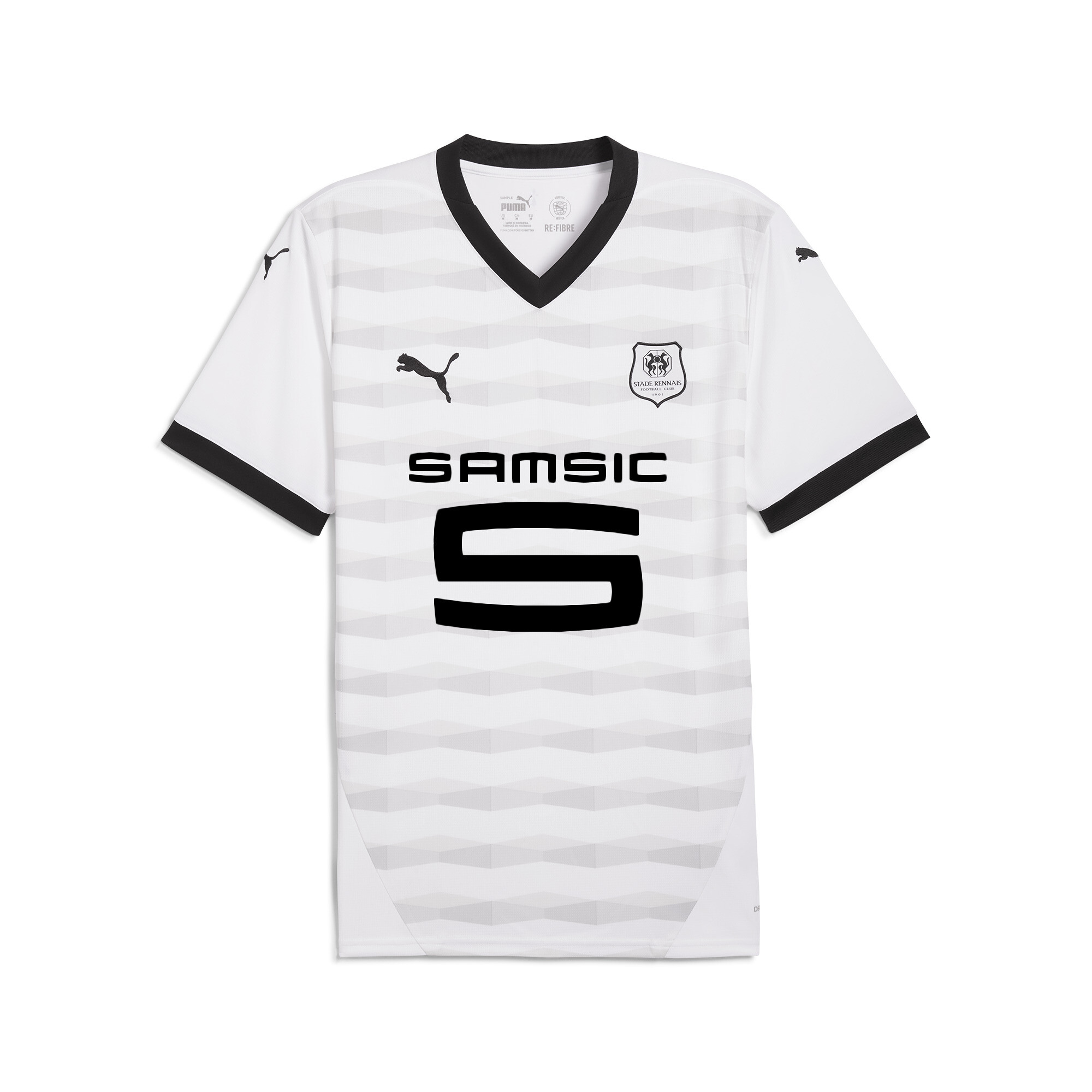 Puma Stade Rennais F.C. 24/25 Auswärtstrikot Herren | White/Black | Größe: 3XL