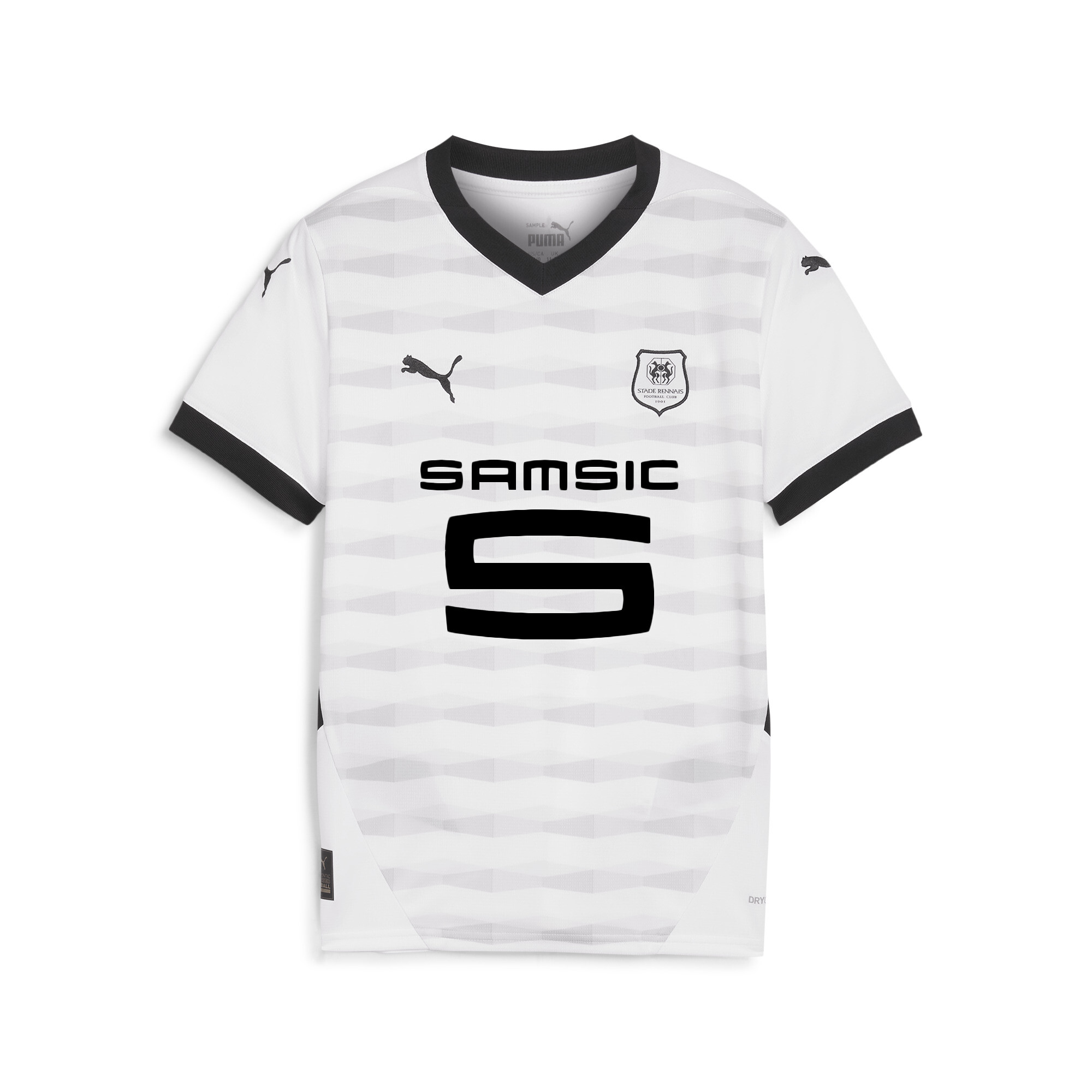 Puma Stade Rennais F.C. 24/25 Away Jersey Youth, White, Size 15-16Y, Clothing