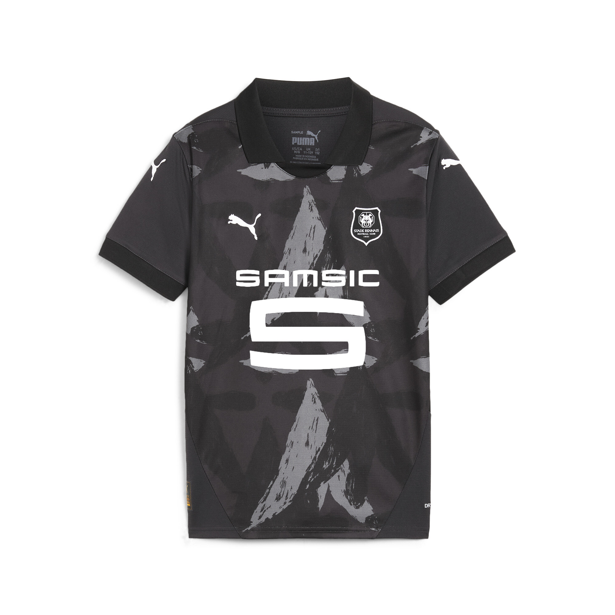 Puma Stade Rennais F.C. 24/25 Third Jersey Youth, Gray, Size 5-6Y, Clothing