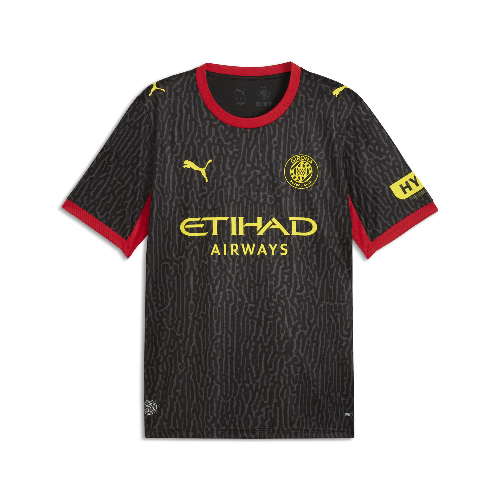 PUMA Maillot Away 2627 Girona FC Enfant et Adolescent Vtements Noir 11-12Y 80 €
