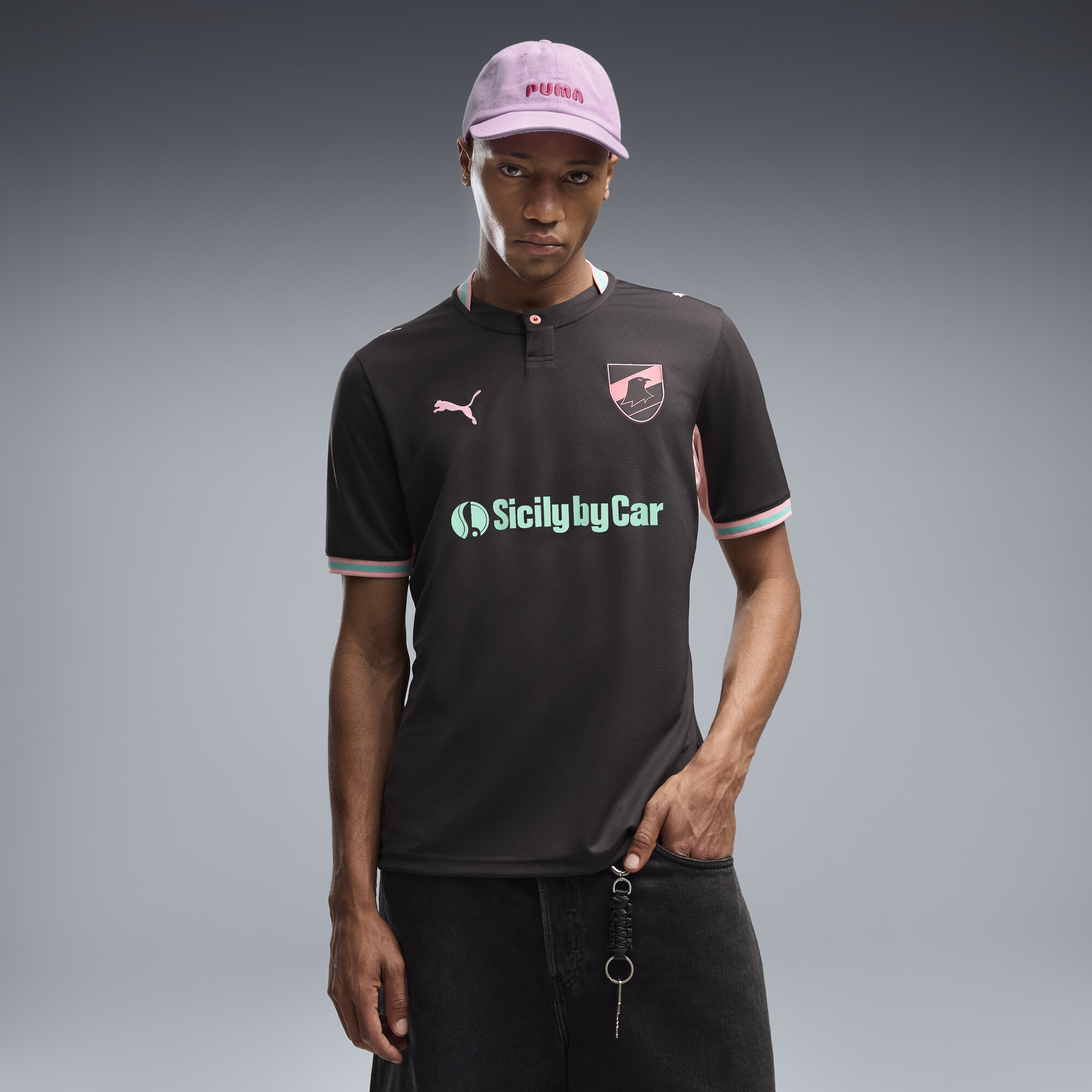 PUMA Maillot Third 26/27 Palermo Calcio Homme, Accessoires, Gris, XXL