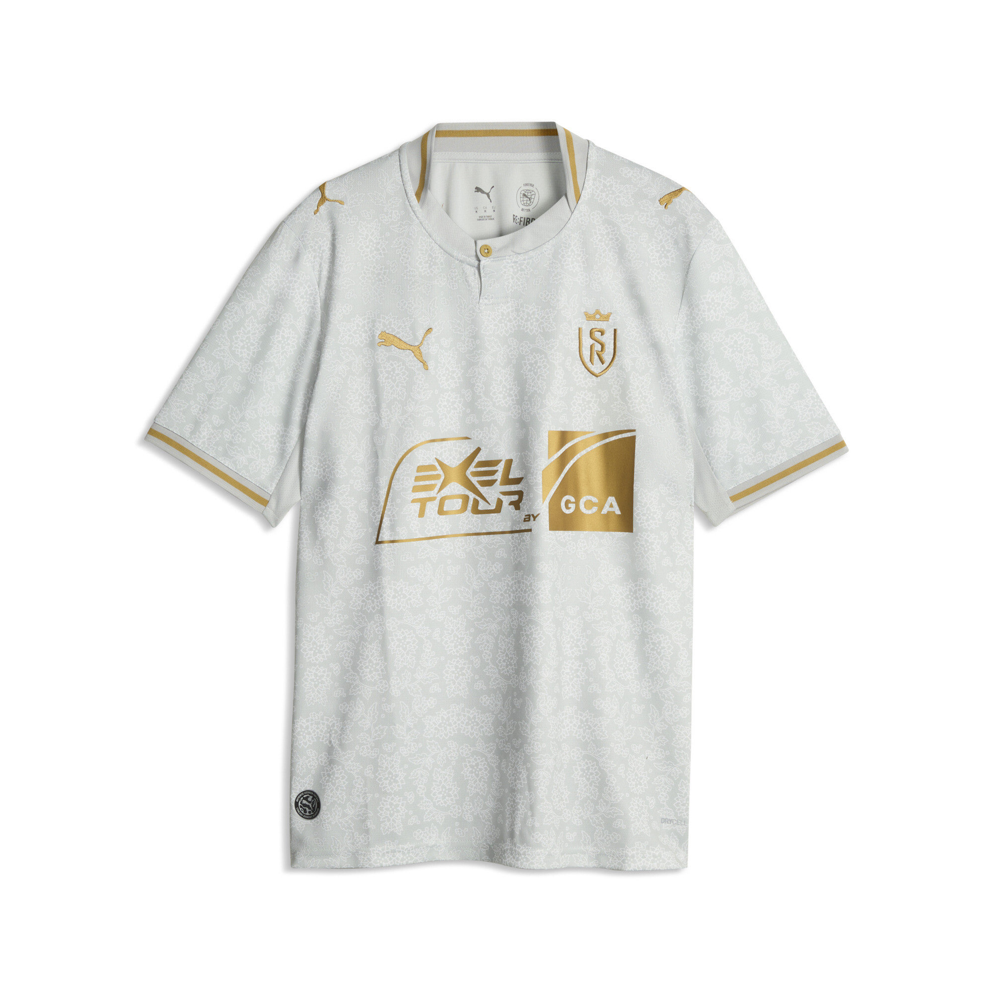 PUMA Męska koszulka wyjazdowa Stade de Reims 26/27, Akcesoria, Szary, XXL