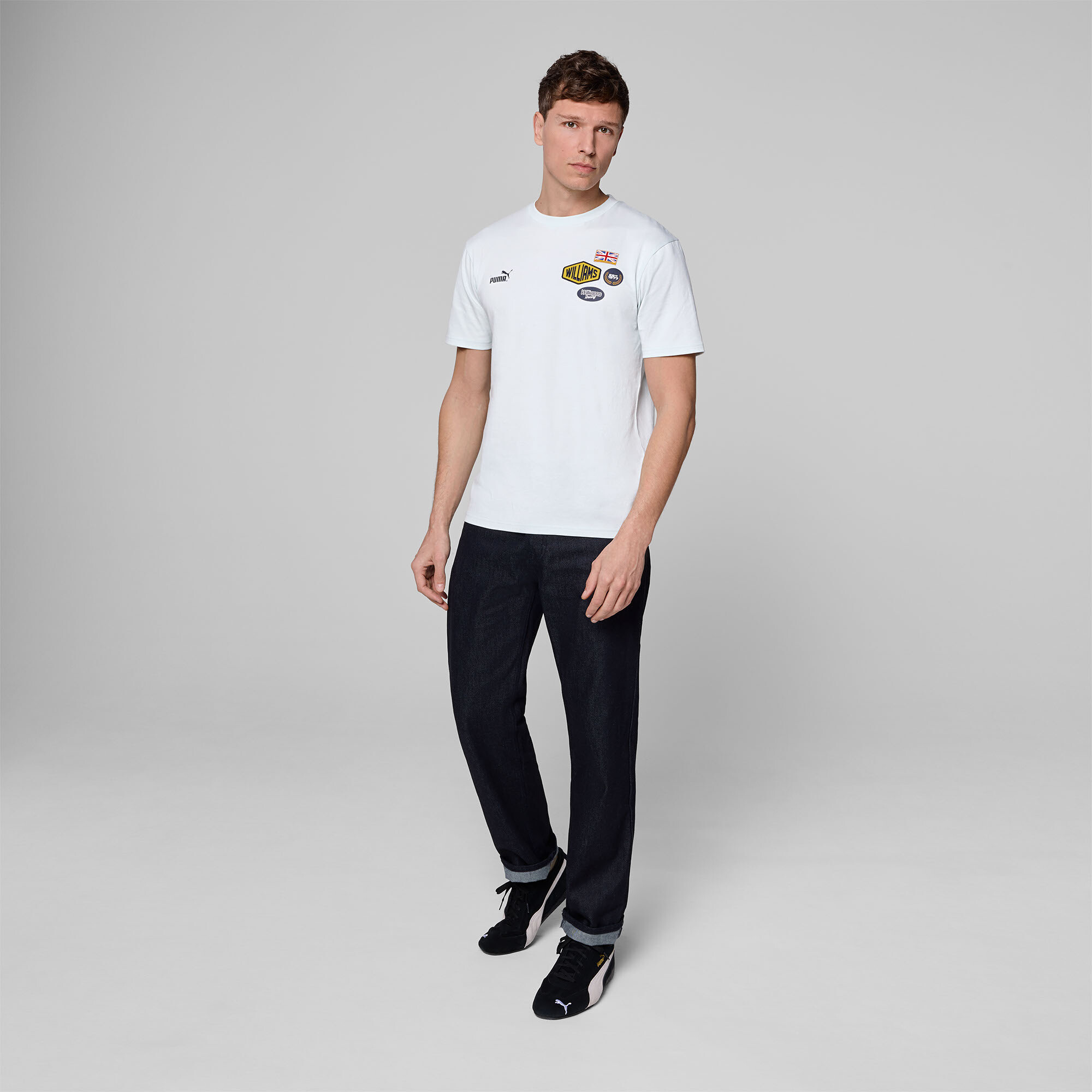 Puma Williams Fw Patches Se T-shirt Unisex In White