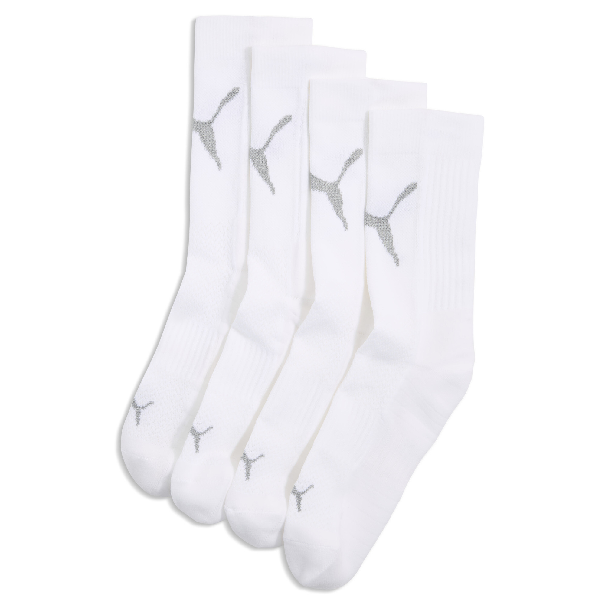 PUMA Lot de 2 paires de chaussettes mi hautes de running Unisexe Vêtements 43