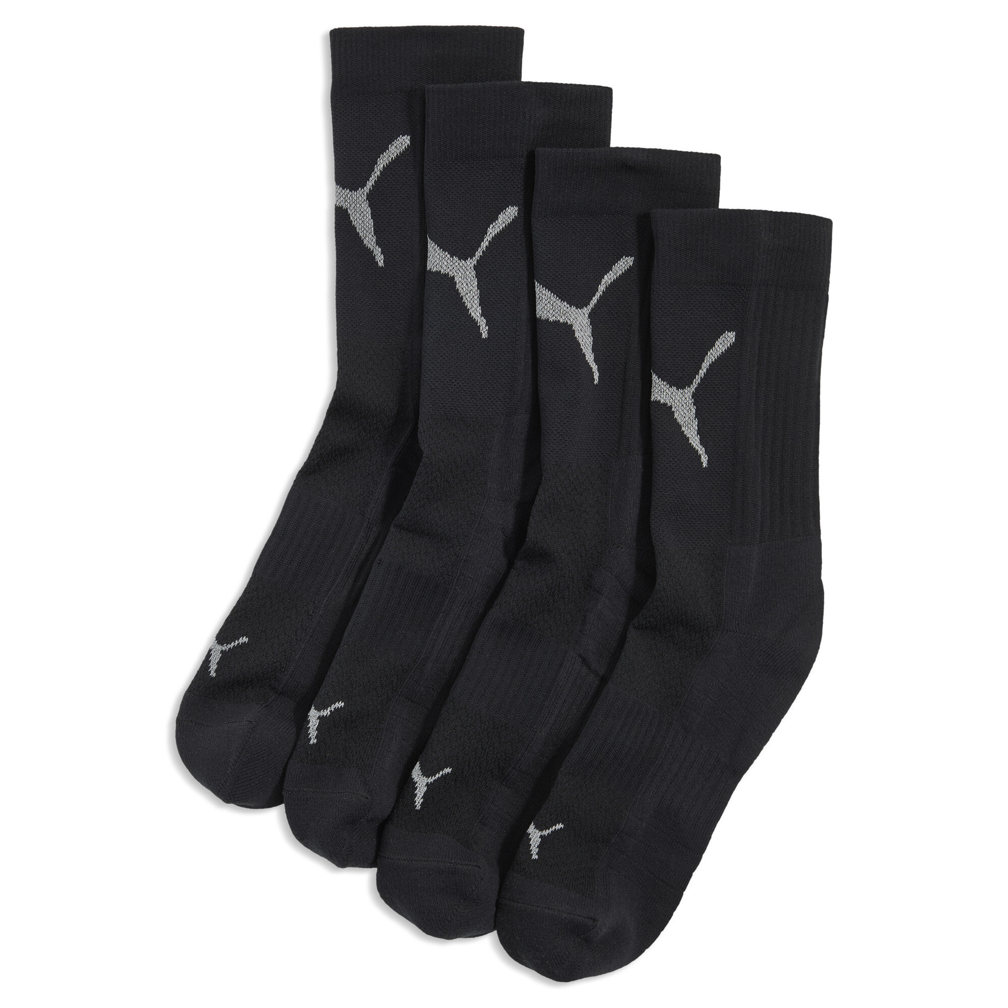 PUMA Lot de 2 paires de chaussettes mi hautes de running Unisexe Vêtements 43 - vue 2