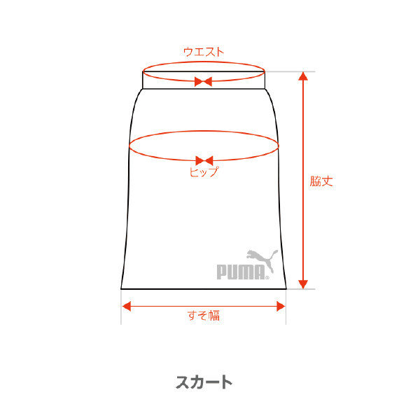 Puma公式 販売商品のサイズにつきまして プーマオンラインストア